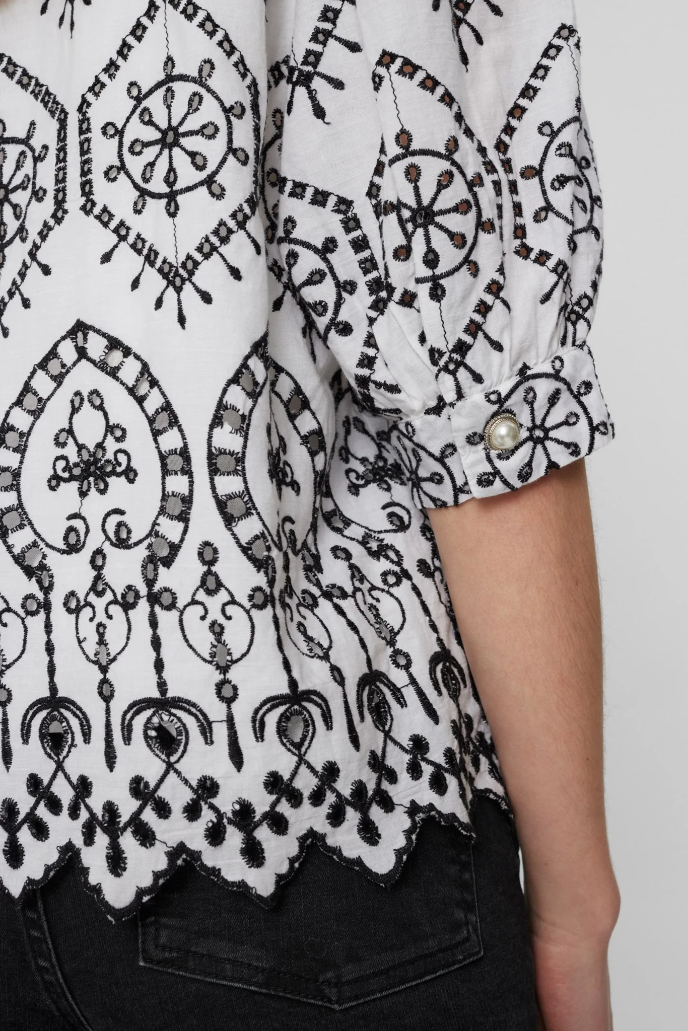 NUEVELYN SHIRT - Bright White - Image 5