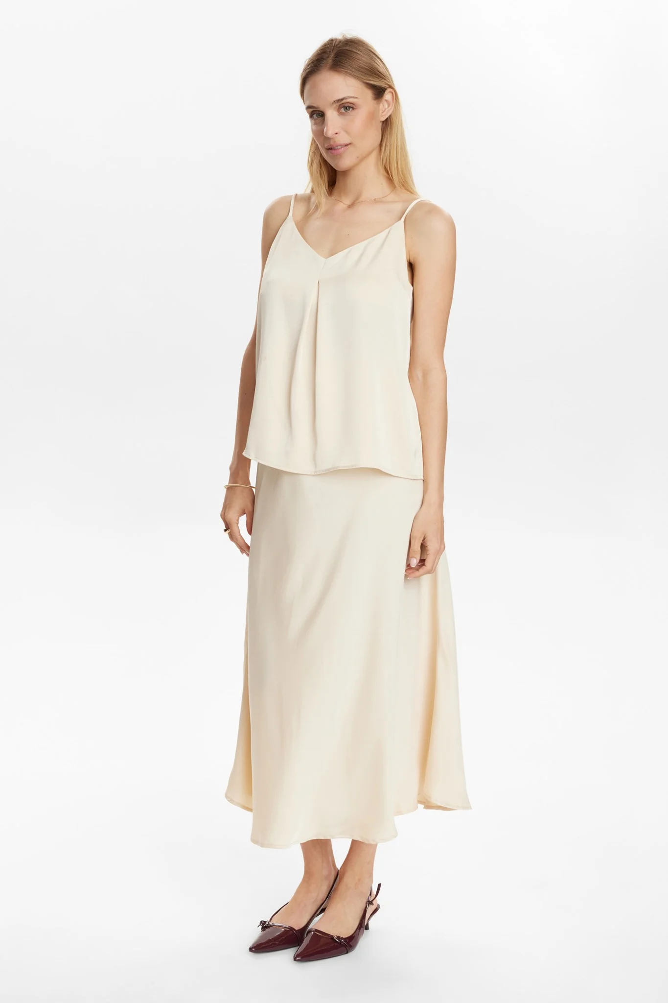 NUEVERY STRAP TOP - Ecru - Image 3