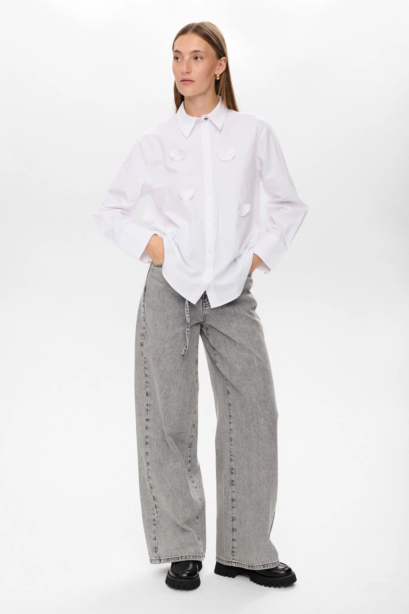 NUFANI SHIRT - Bright White - Image 3