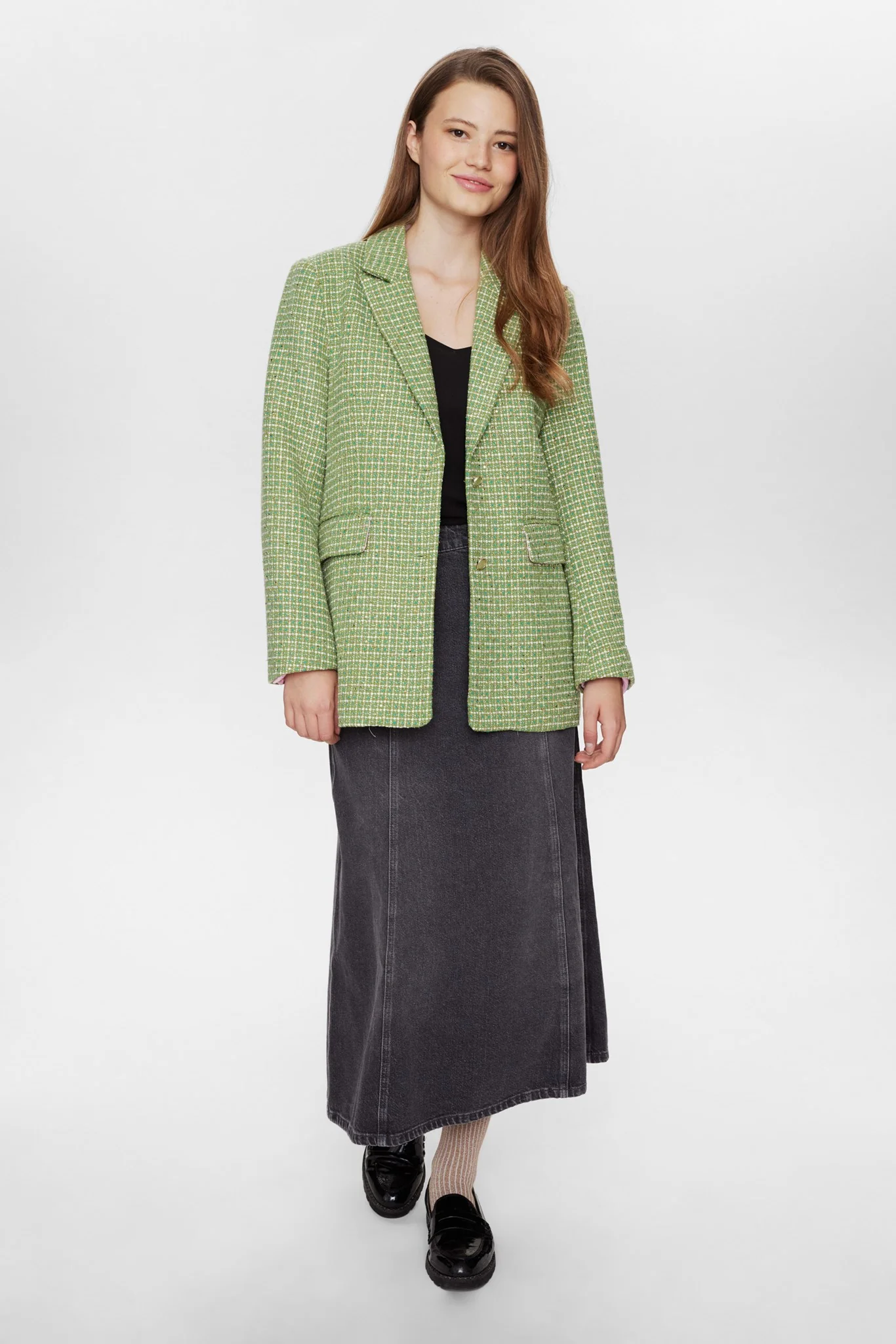 NUFAUSTINA BLAZER - Golden Cypress - Image 3