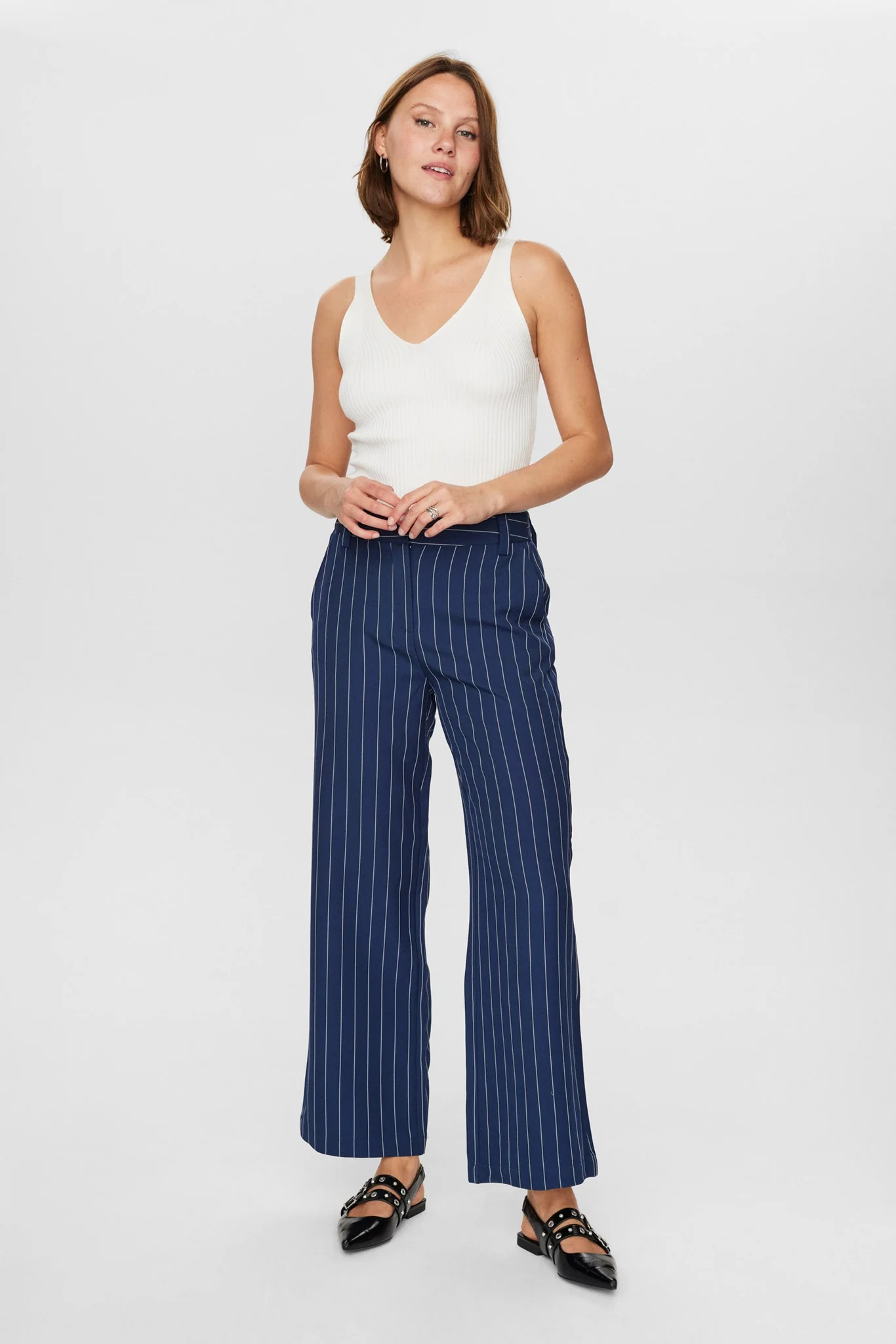 NUFELICIA PANTS - Dress Blues - Image 3
