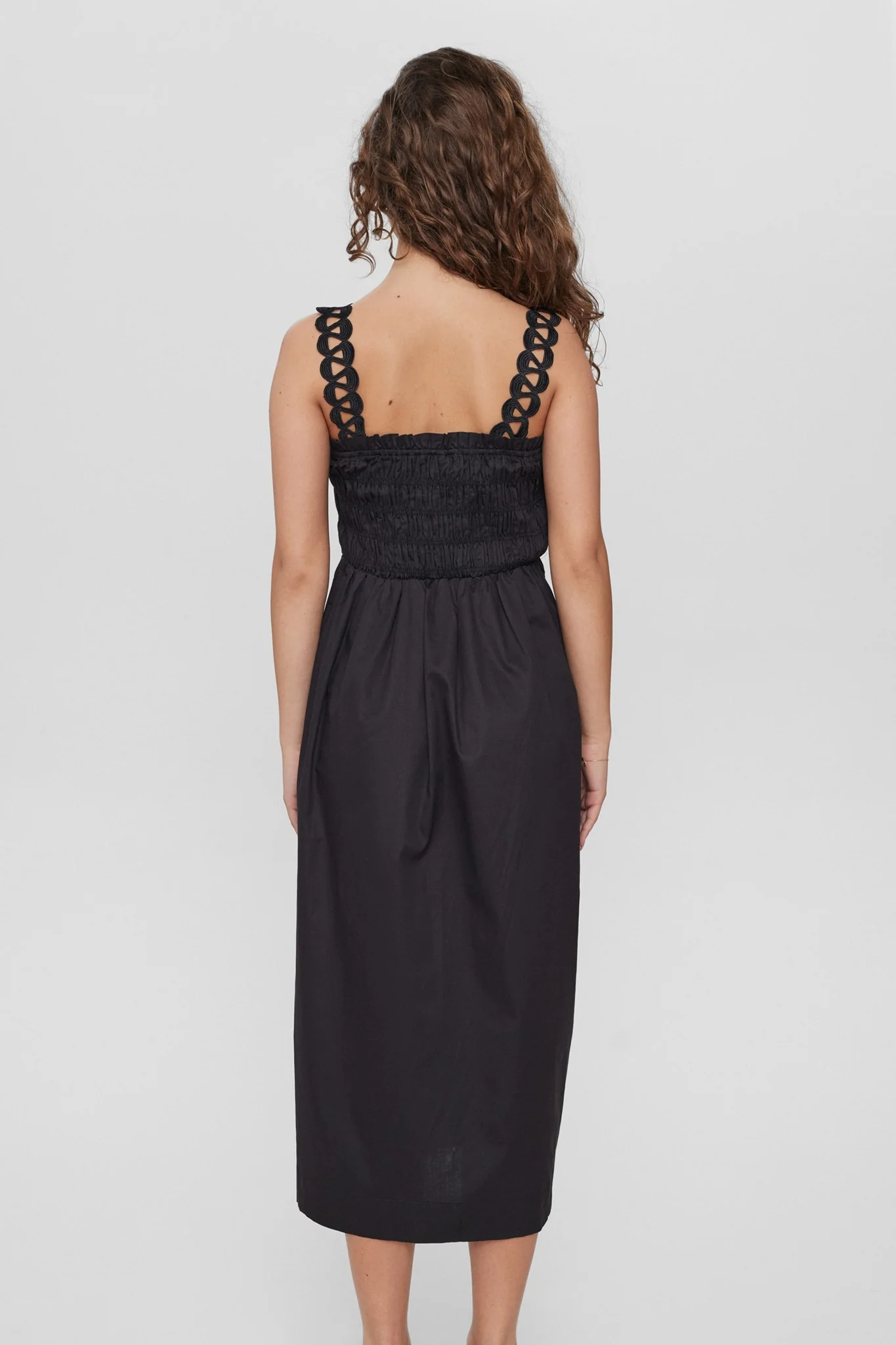 NUFIA STRAP DRESS - Caviar - Image 2