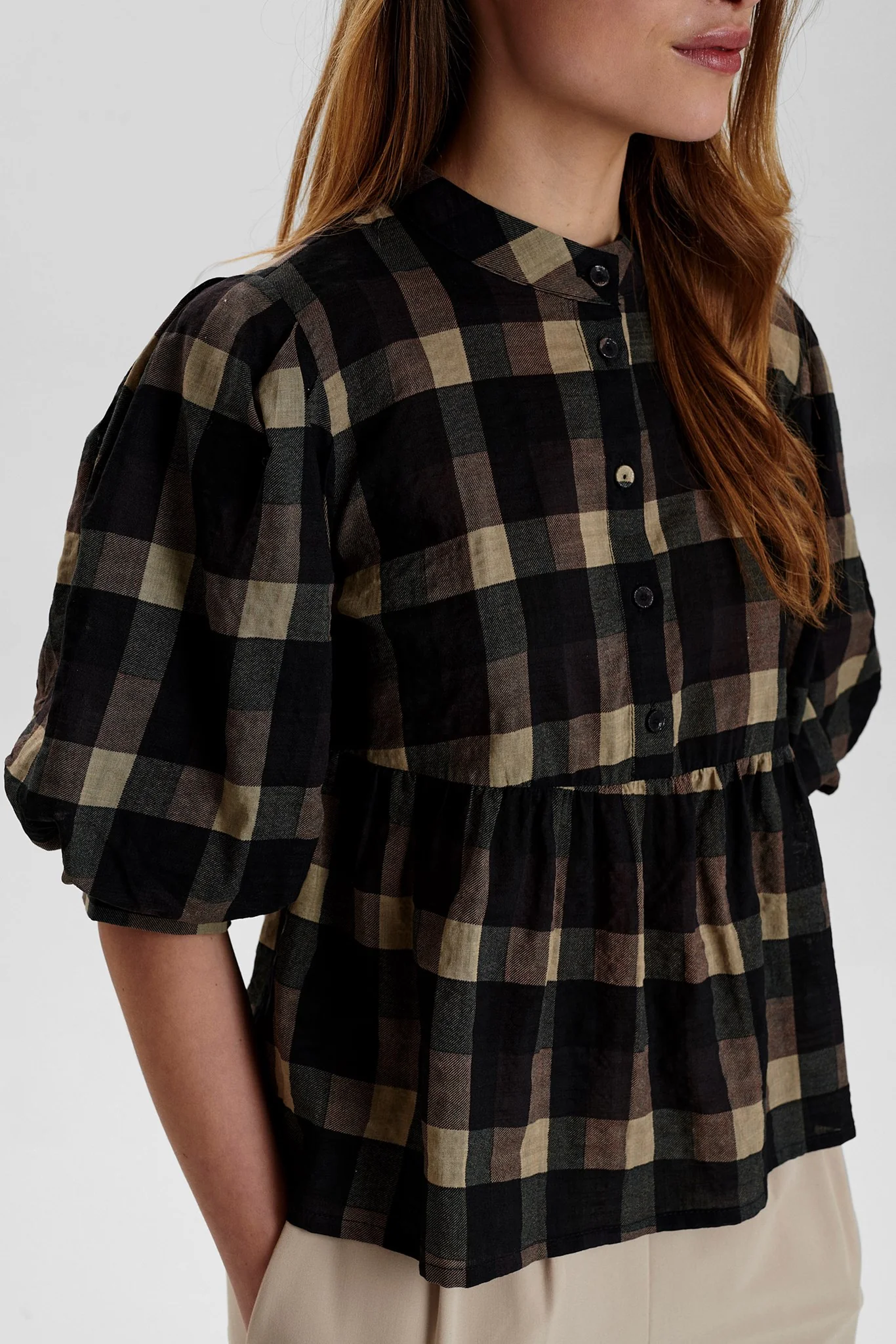 NUFIONA BLOUSE  - Caviar - Image 4