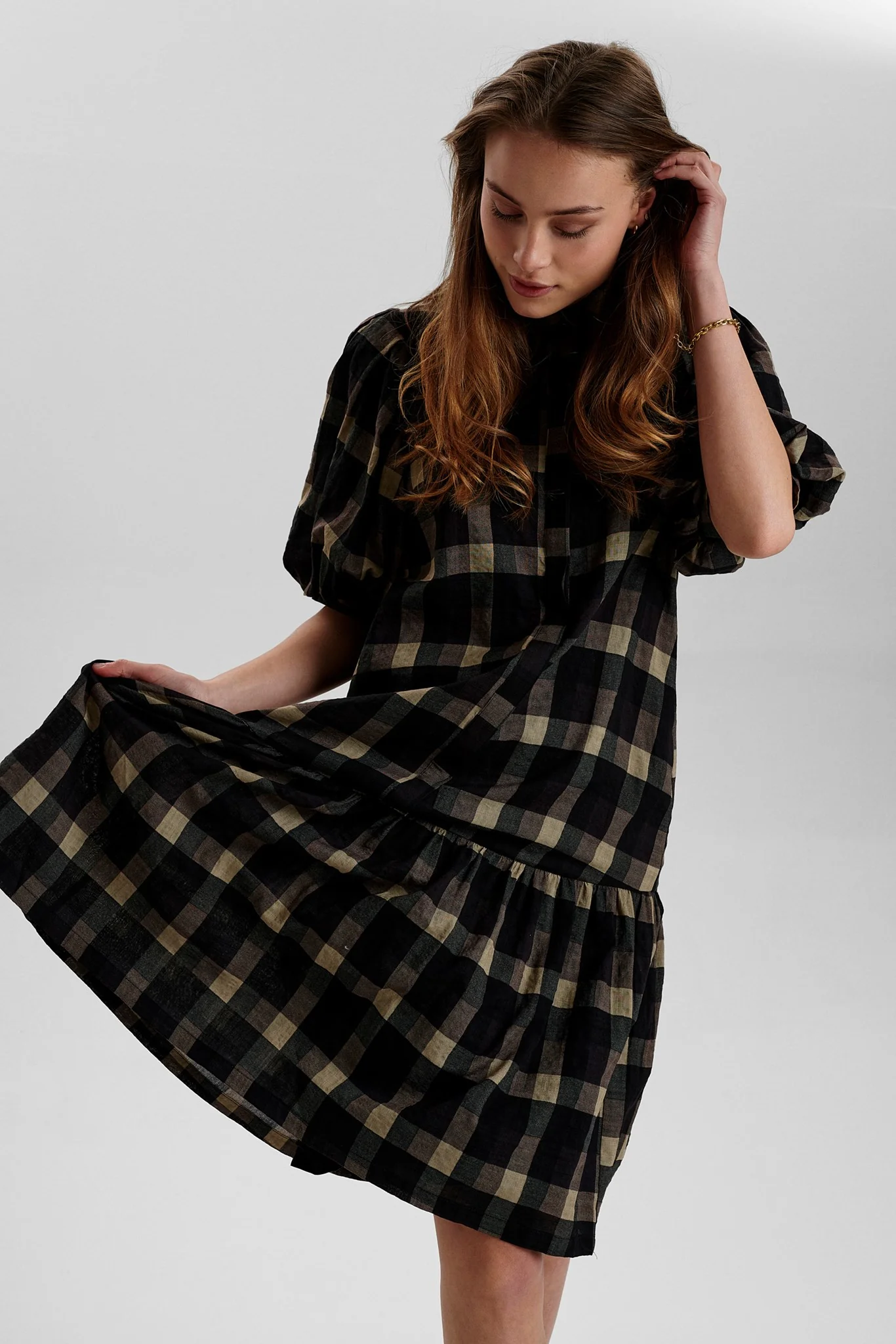 NUFIONA DRESS - Caviar - Image 6