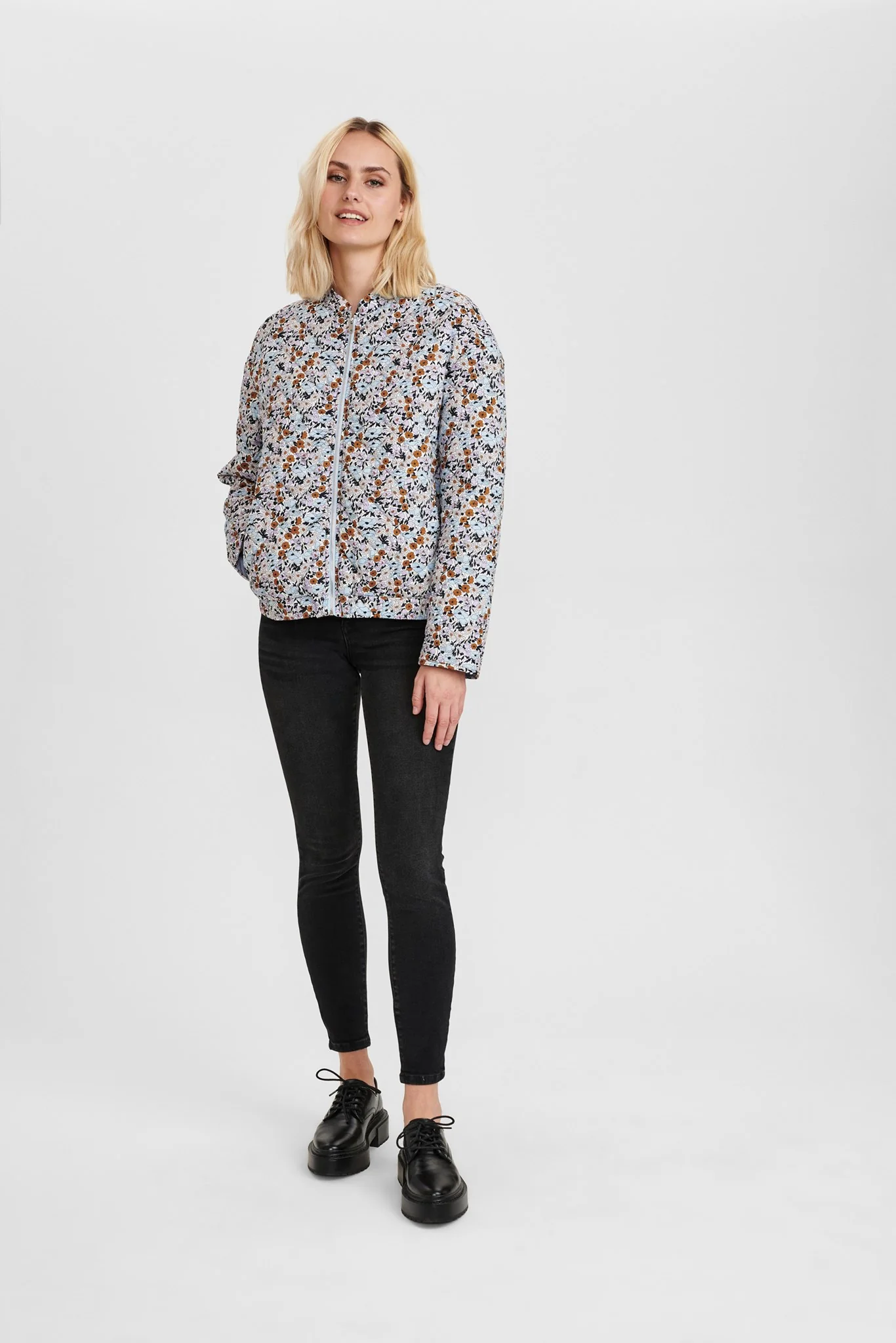 NUFLEUR JACKET - Cashmere Blue - Image 3