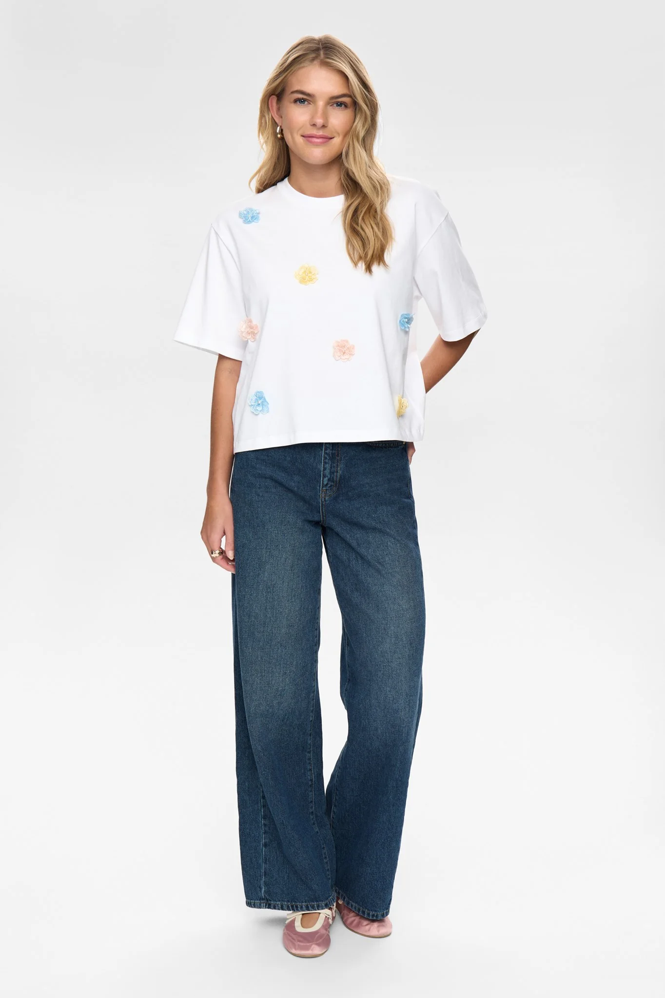 NUFLEURA LONG T-SHIRT - Skyway - Image 3