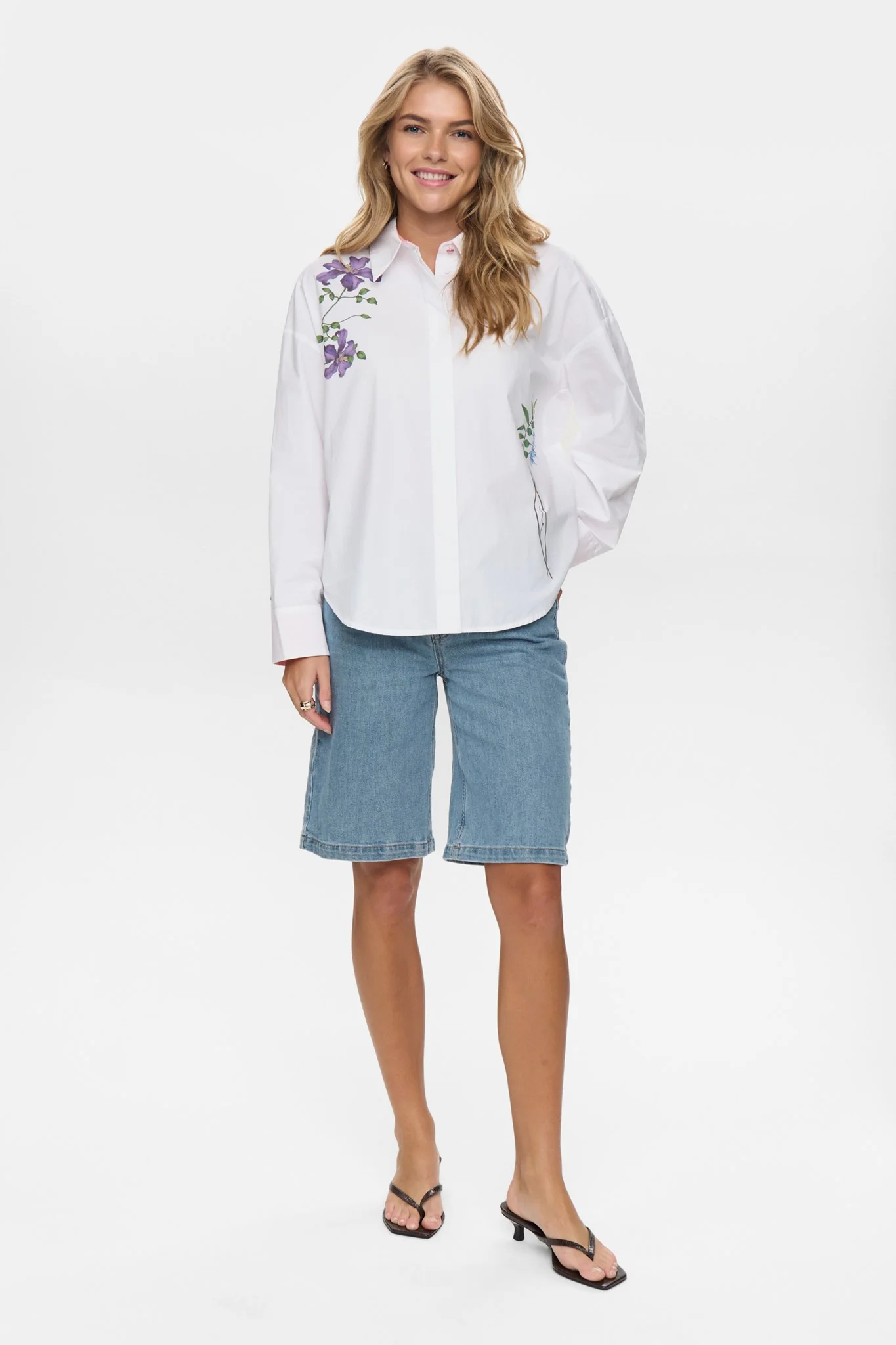 NUFLORY SHIRT - Bright White - Image 3