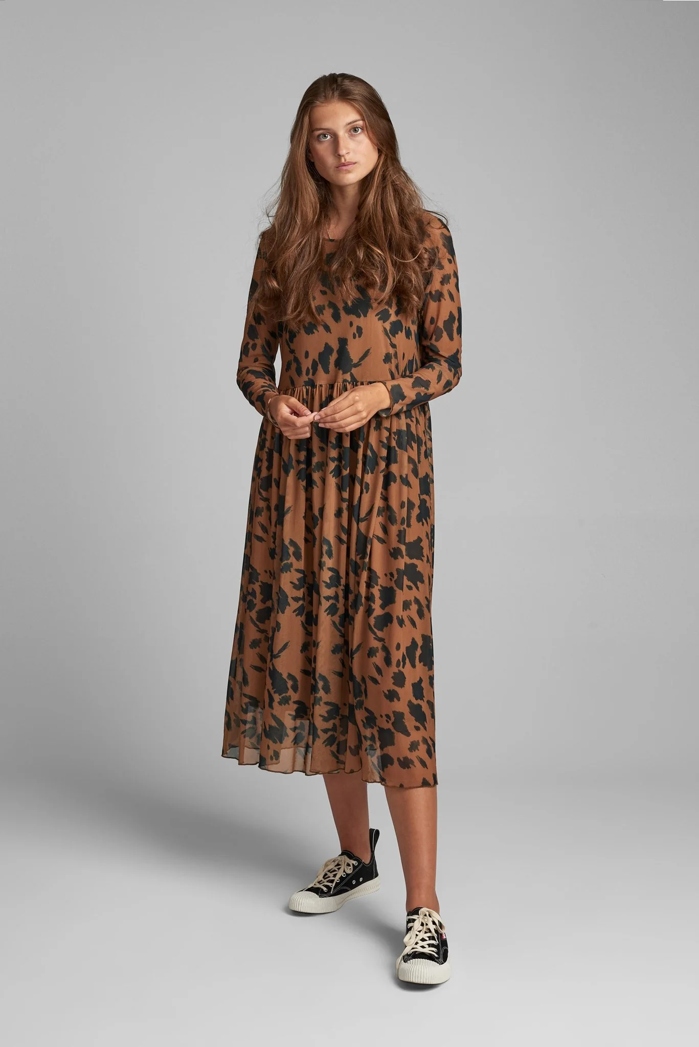 NUFREJA DRESS  - BRONZE BROWN - Image 3