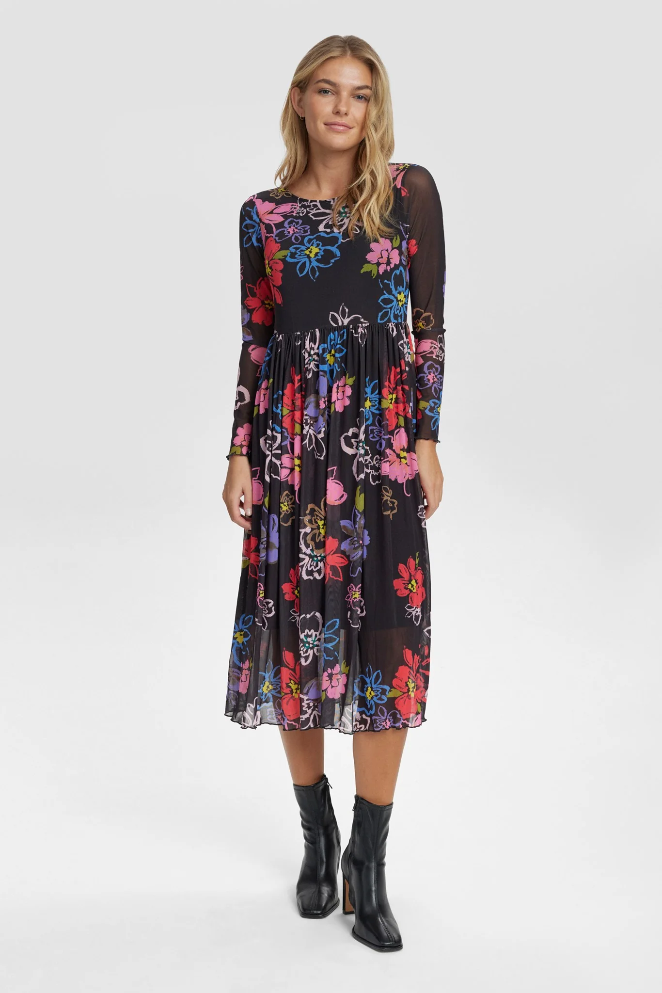 NUFREJA DRESS - Caviar - Image 3