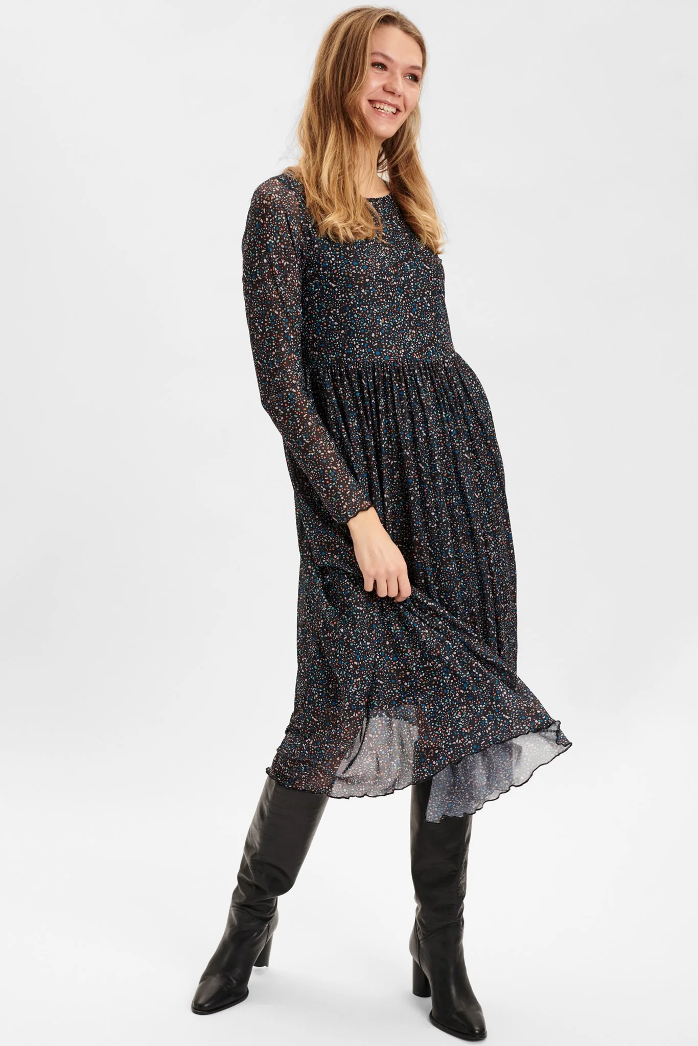 NUFREJA DRESS - Dark Sapphire - Image 3