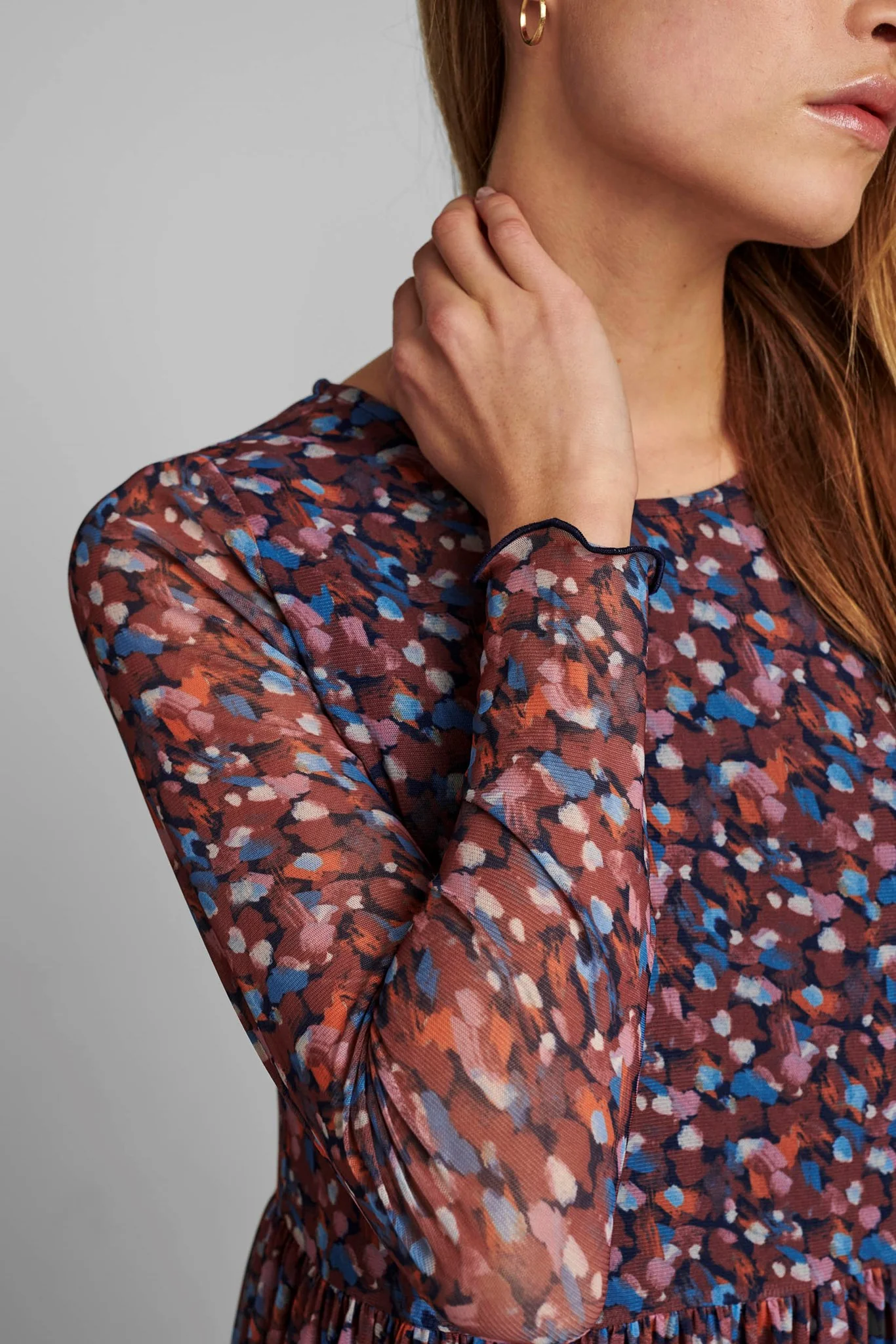 NUFREJA DRESS  - Marsala - Image 5