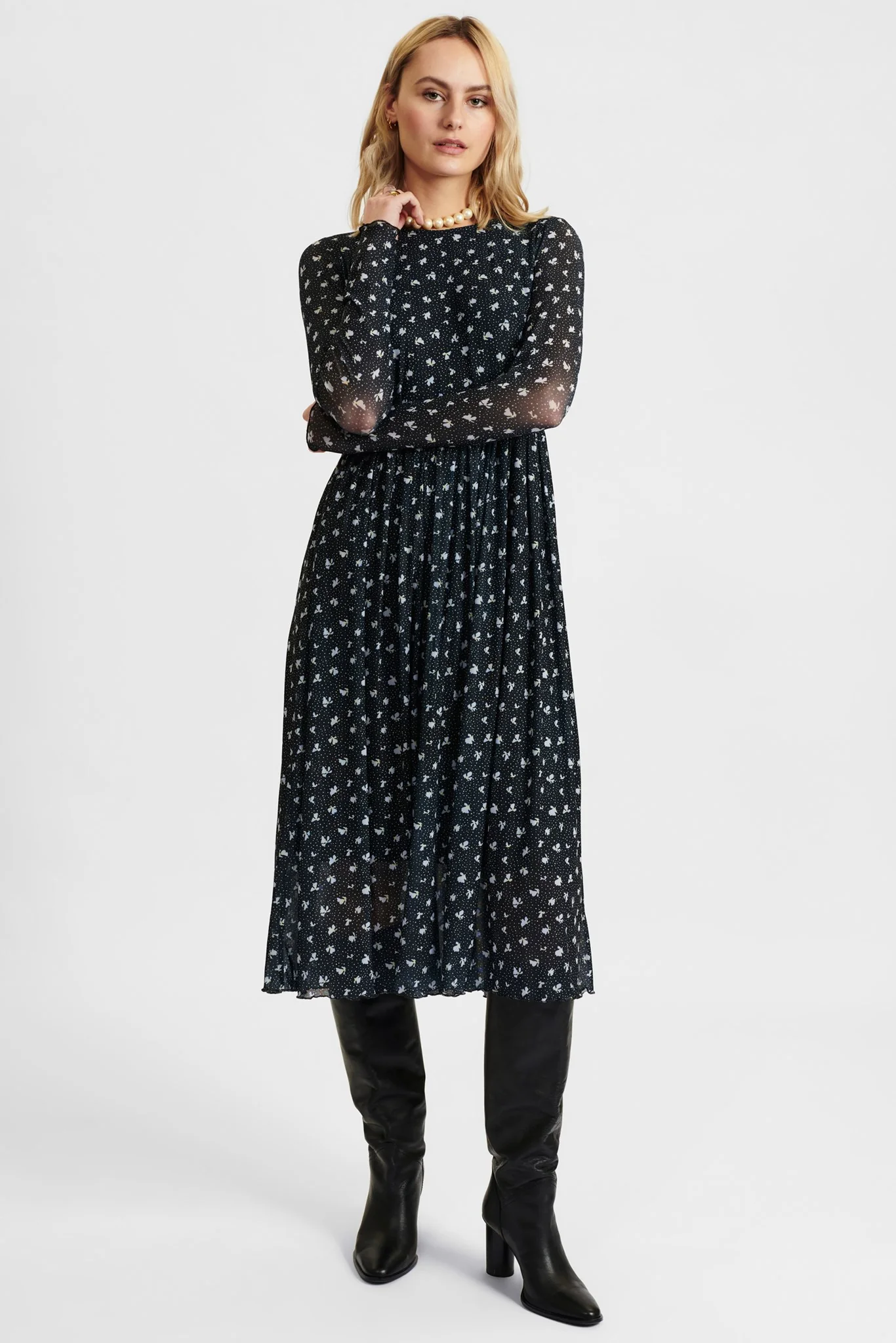 NUFREJA DRESS - Purple Heather - Image 3