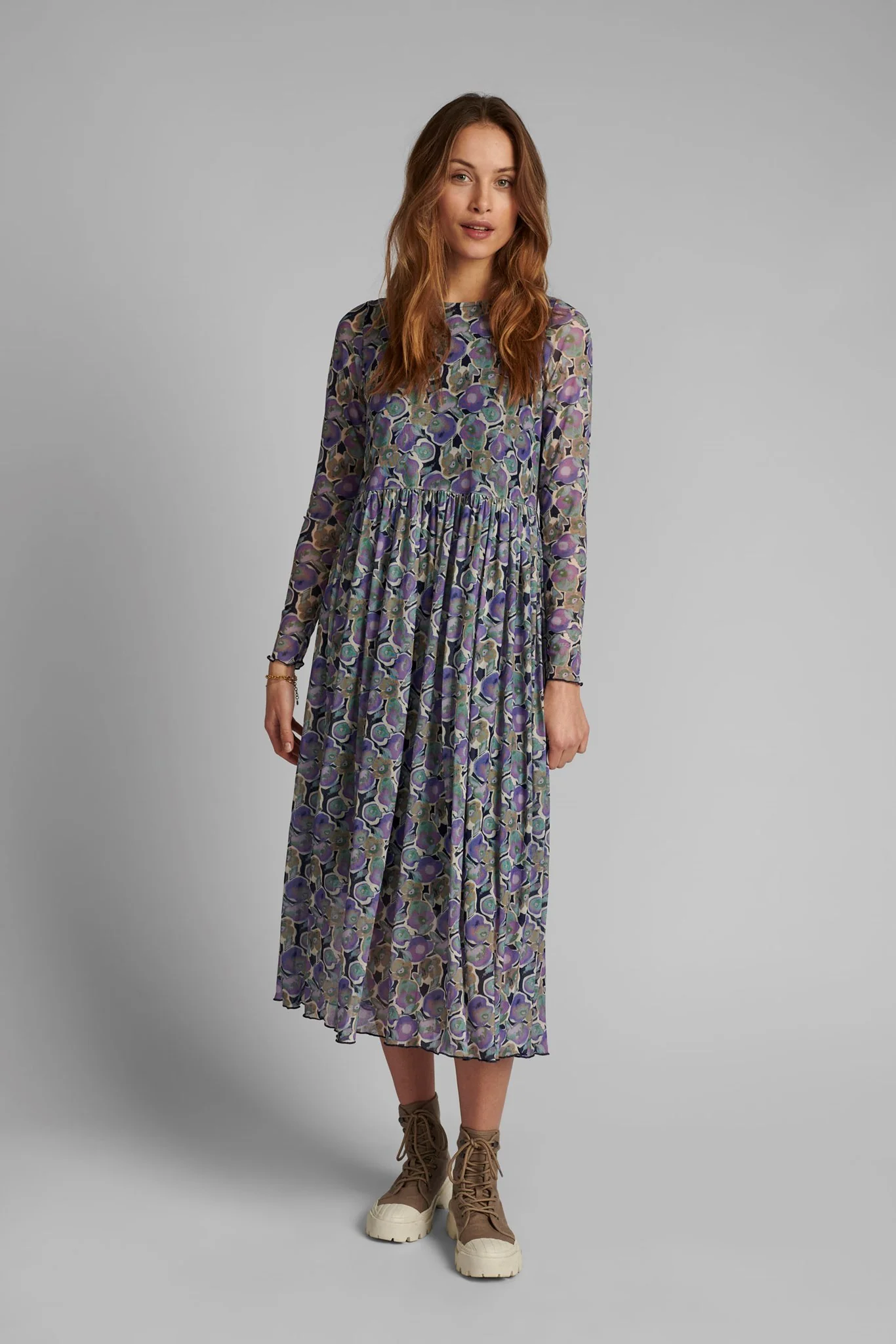 NUFREJA DRESS - Wedgewood - Image 3