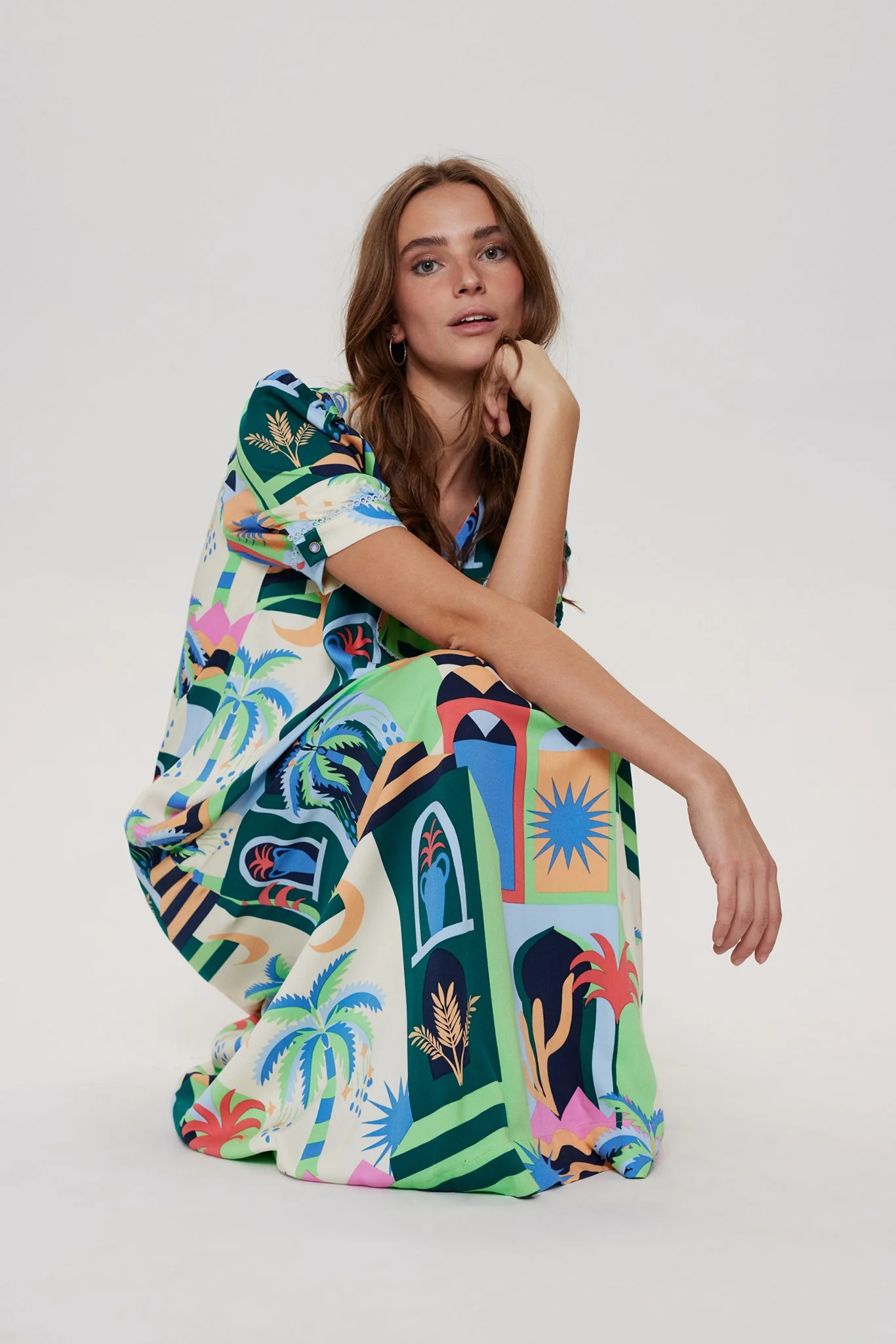 NUGABRIELLA DRESS - Summer Green - Image 5