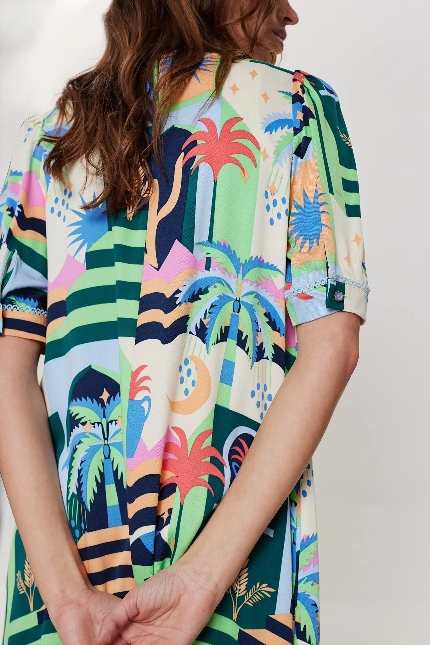 NUGABRIELLA DRESS - Summer Green - Image 6