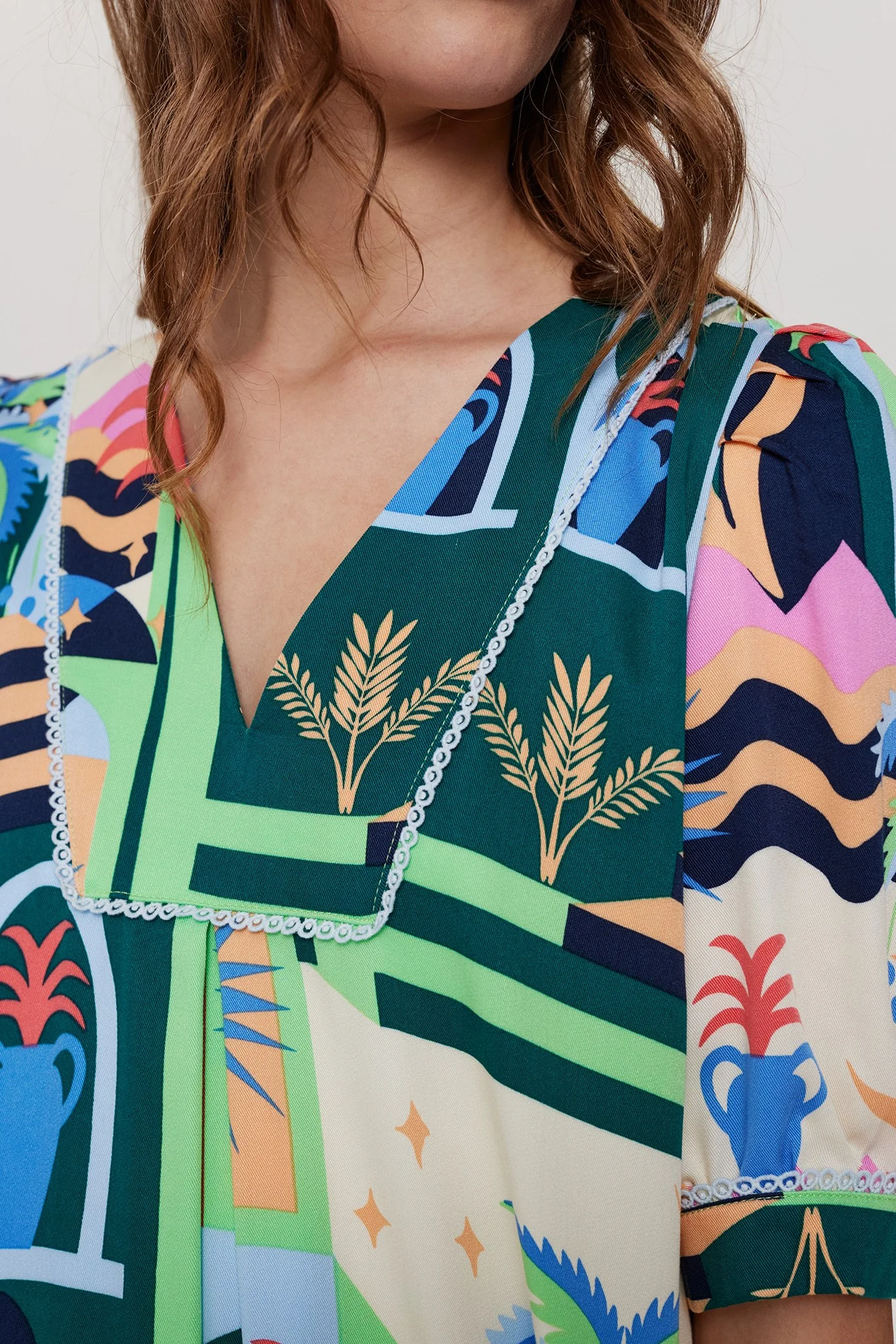 NUGABRIELLA DRESS - Summer Green - Image 7