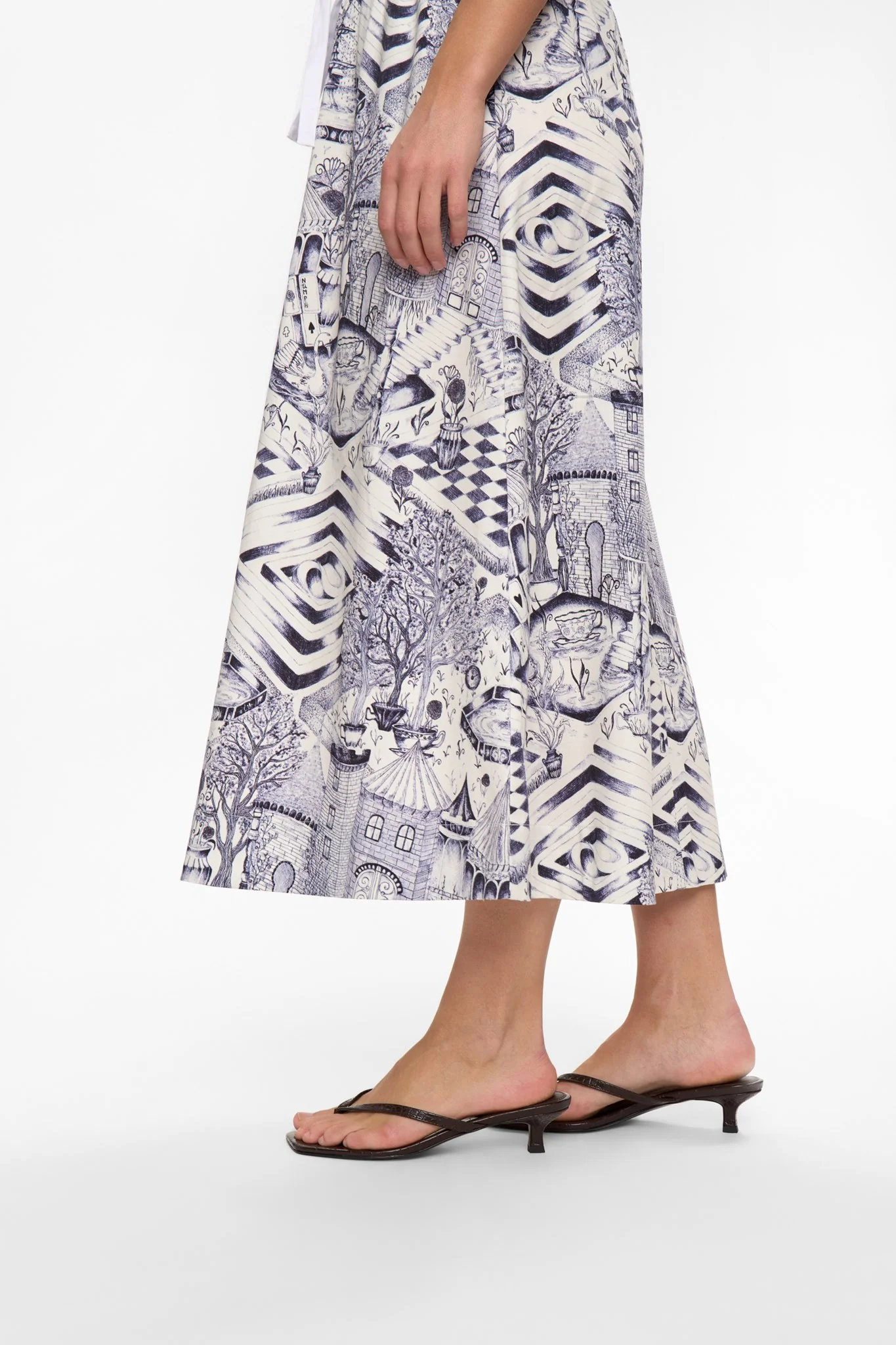 NUGARDENIA SKIRT - Cloud Dancer - Image 5
