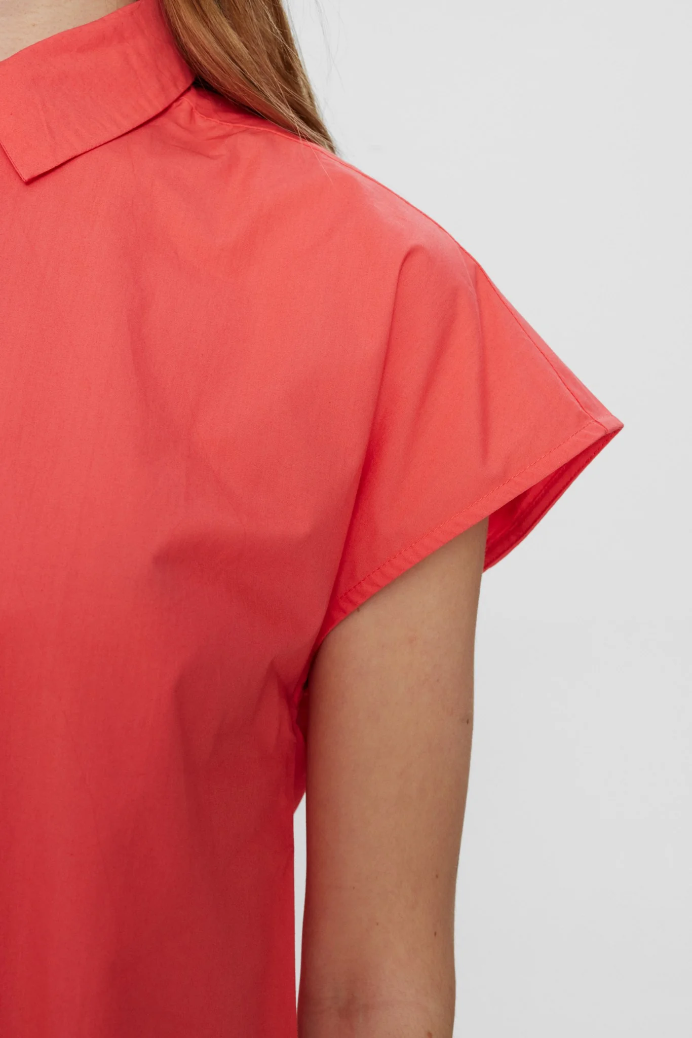 NUGIA SLEEVELESS SHIRT - Calypso Coral - Image 5