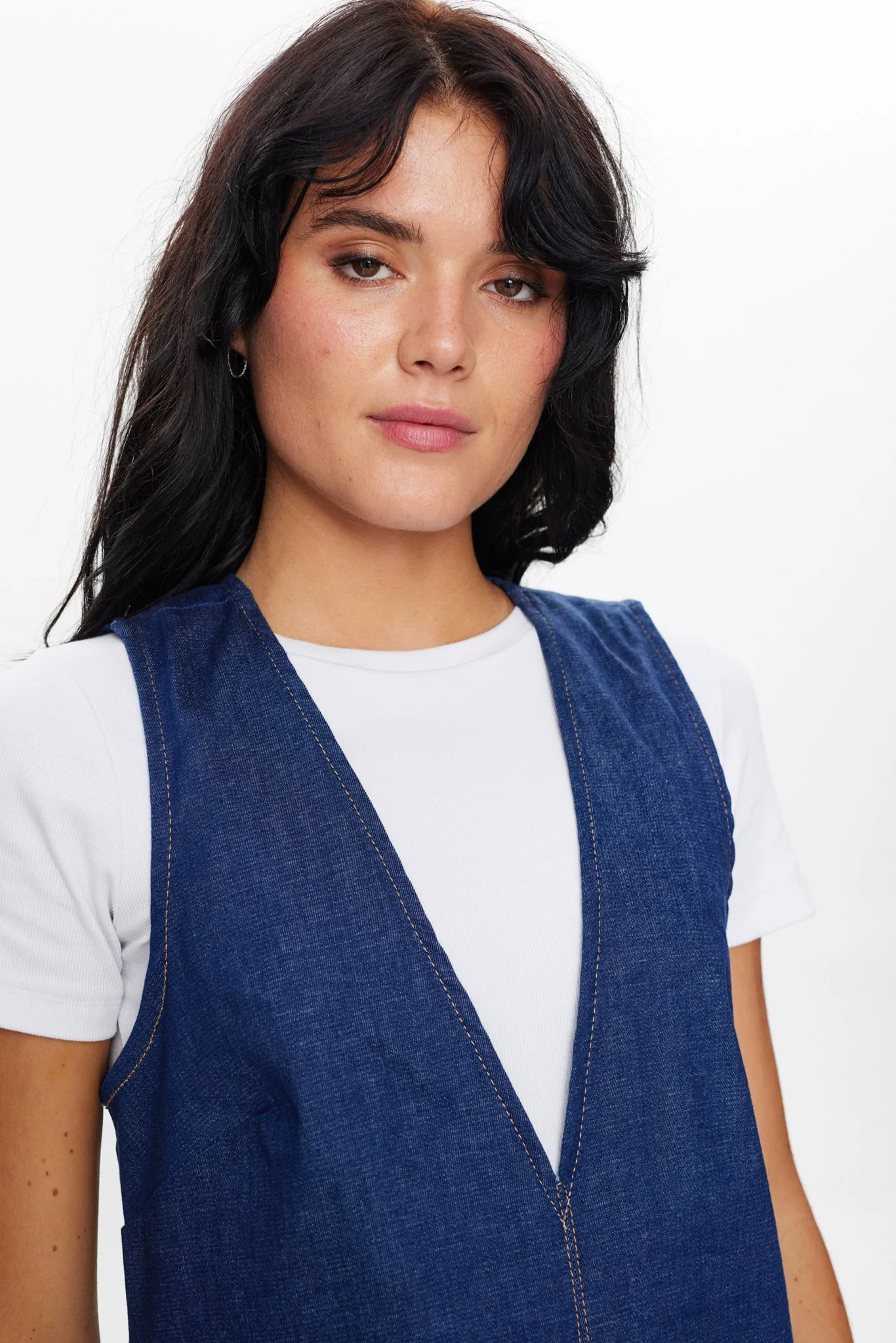NUGIGI DENIM   DRESS - Dark Blue Denim - Image 4