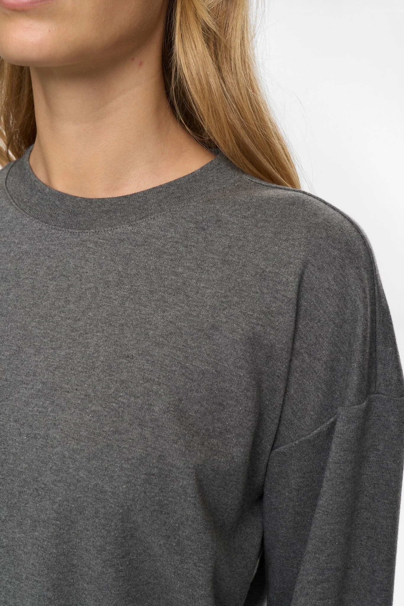 NUGIRA BLOUSE - Dark grey melange - Image 4