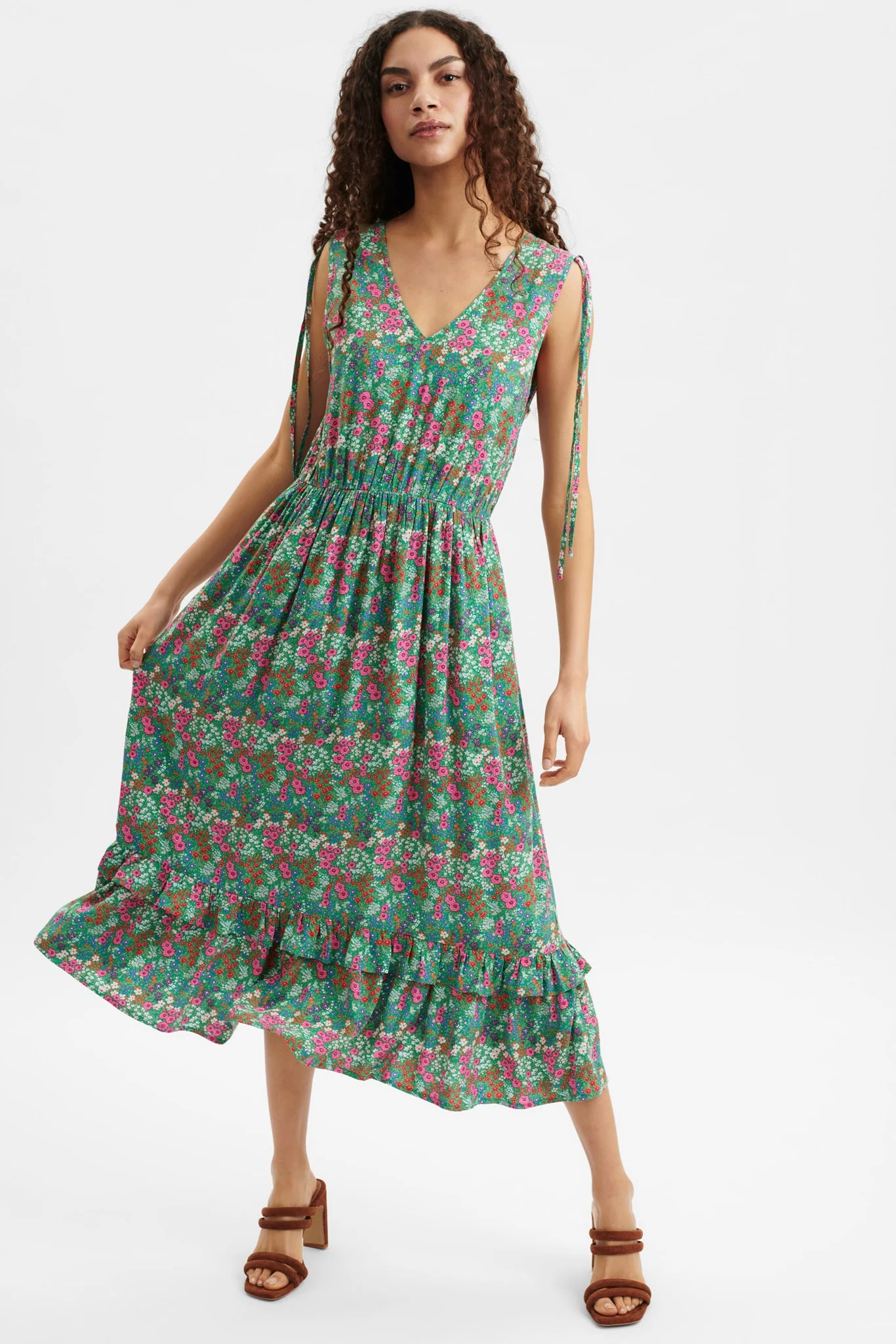 NUGRETA LONG DRESS - Simply Green - Image 3