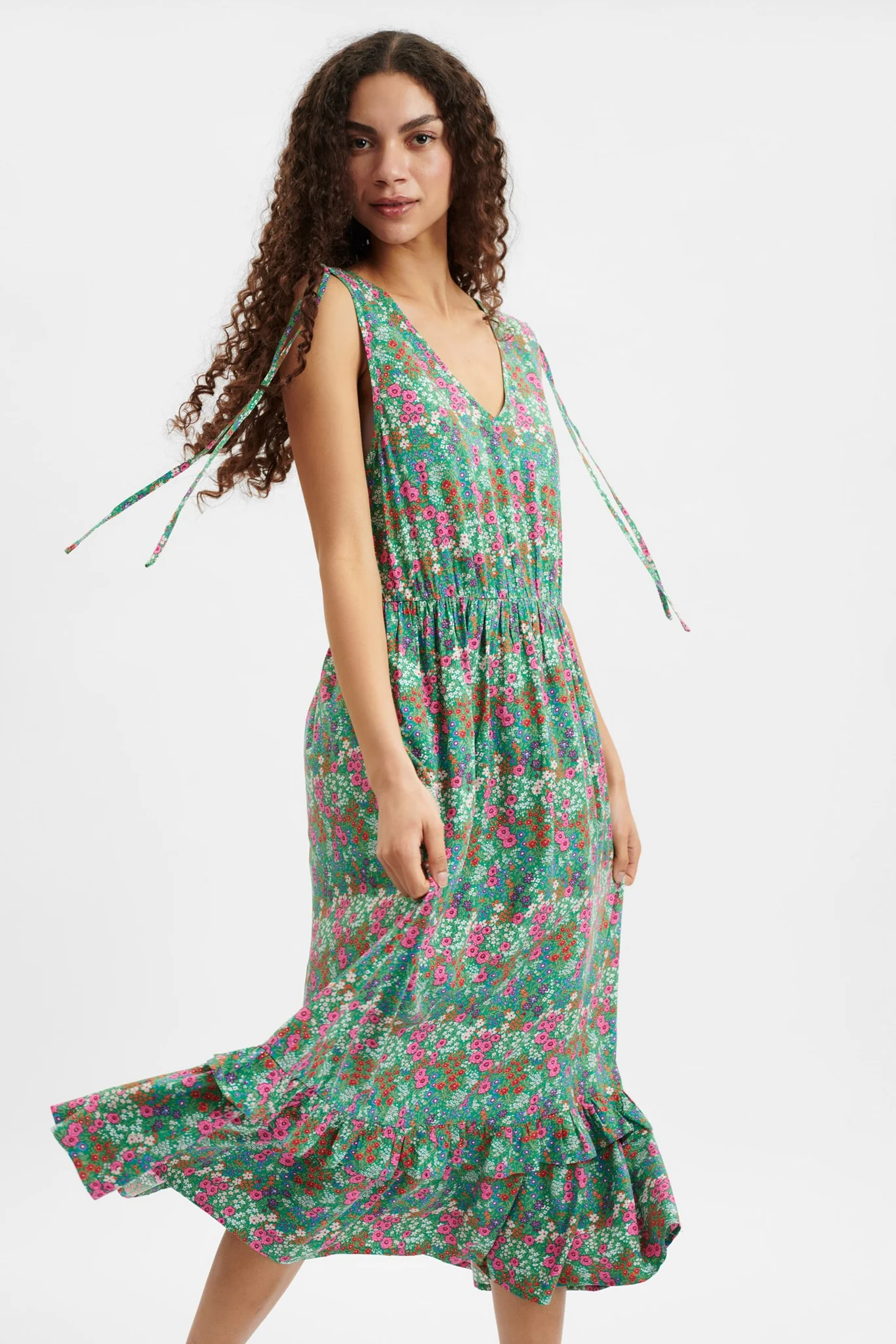 NUGRETA LONG DRESS - Simply Green - Image 6