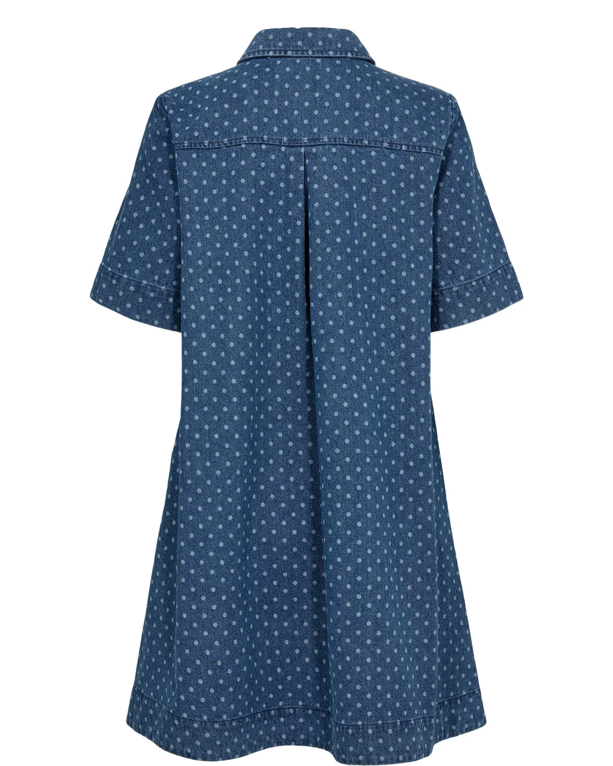 NUHADDIE DRESS  - Medium Blue Denim - Image 7