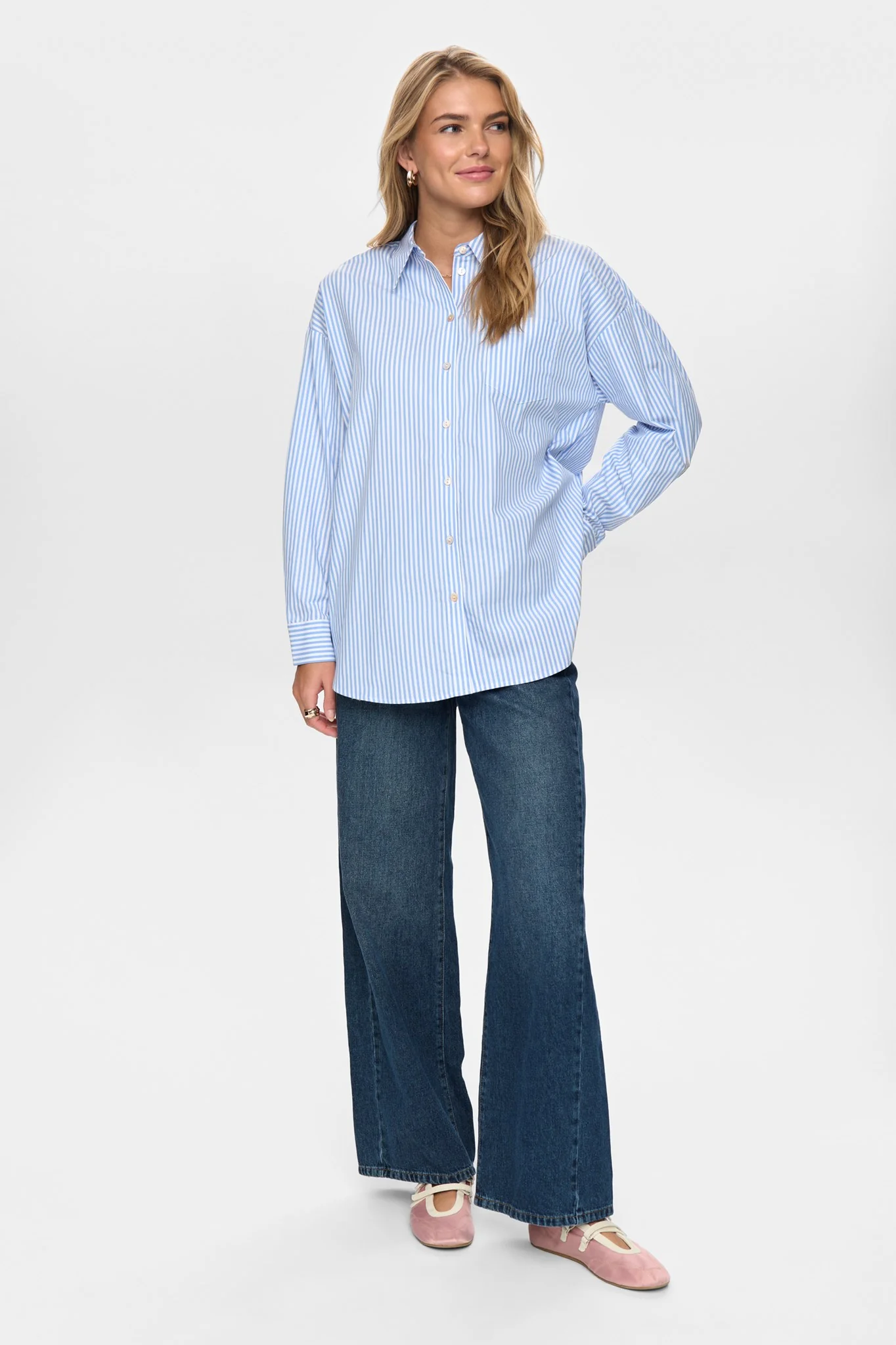 NUHAILEY SHIRT W/O STONES - Hydrangea - Image 3