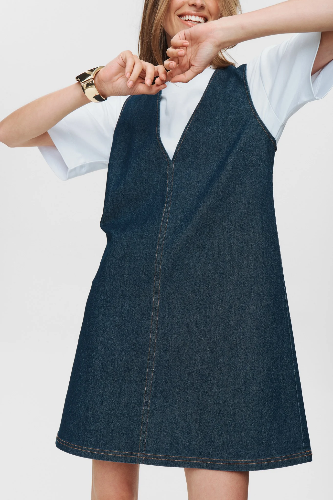 NUHALLY DRESS - Dark Blue Denim - Image 5
