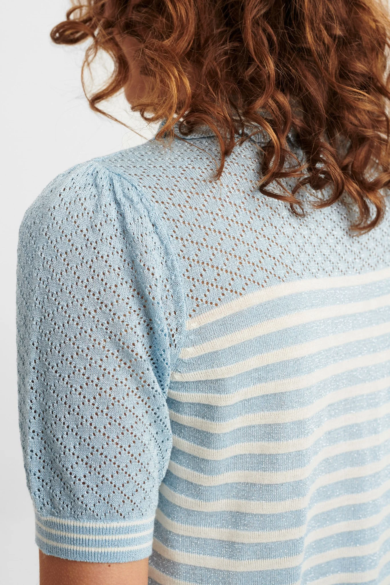 NUHARRIOT SS CARDIGAN - Blue Bell - Image 4