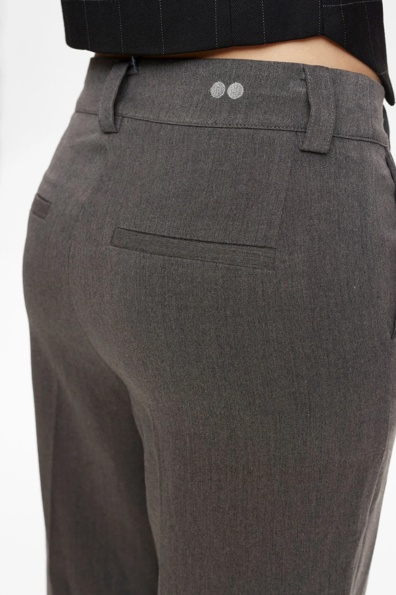 NUHAYDEN PANTS - Medium Grey mel - Image 5