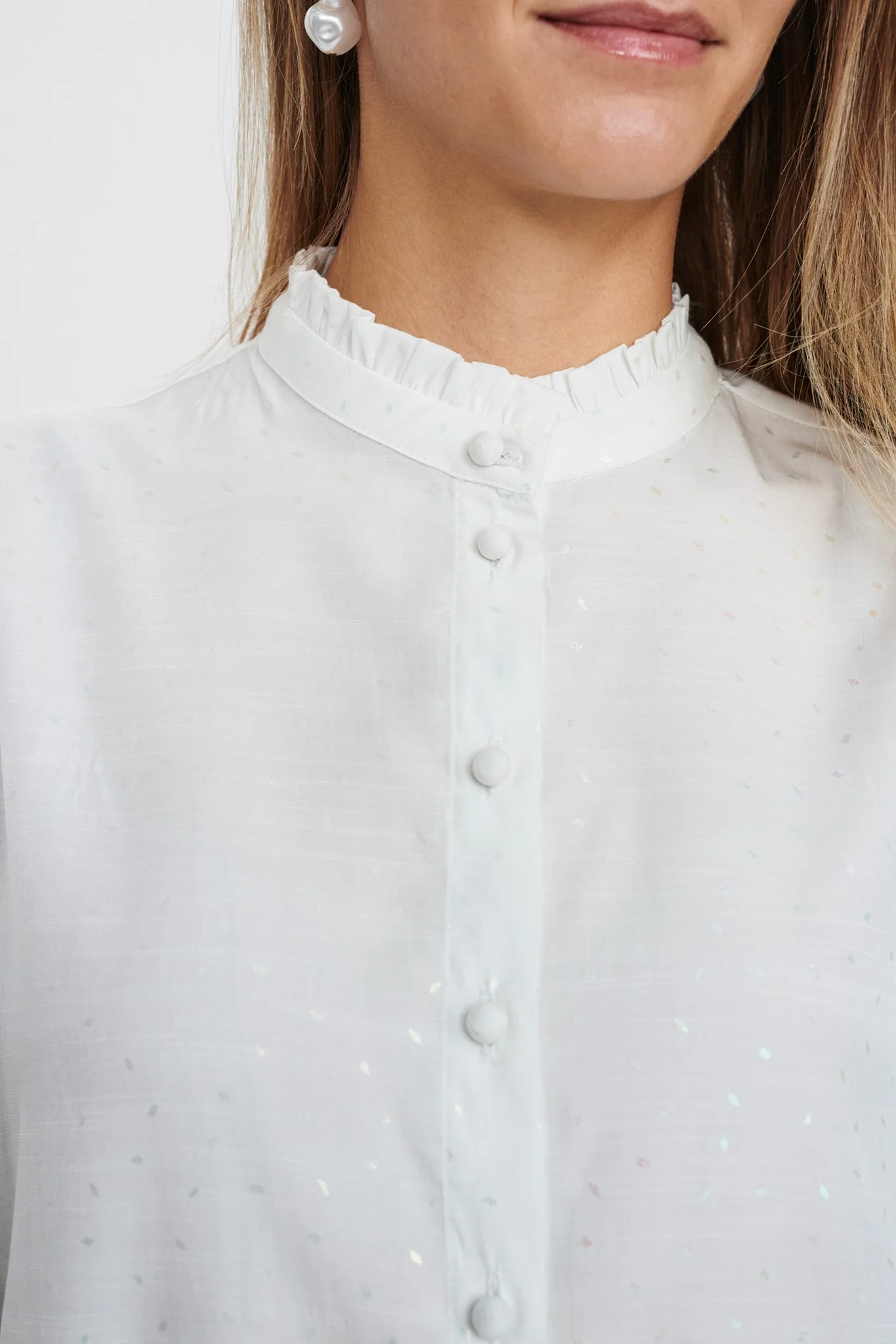 NUHELENA SHIRT - Bright White - Image 9