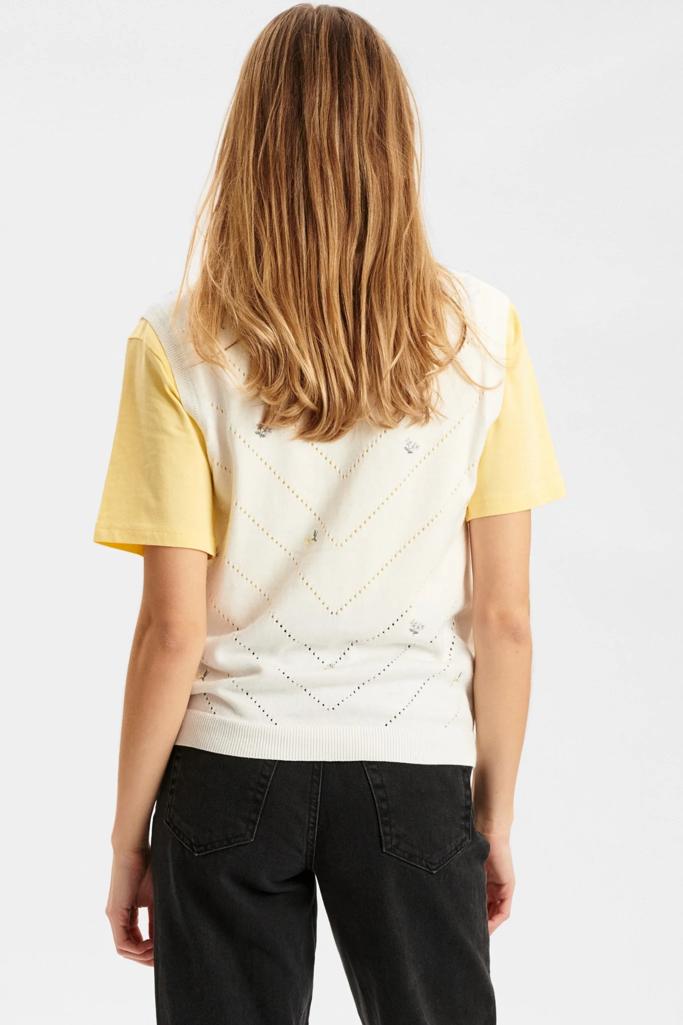 NUHELLA WAISTCOAT - Cloud Dancer - Image 2