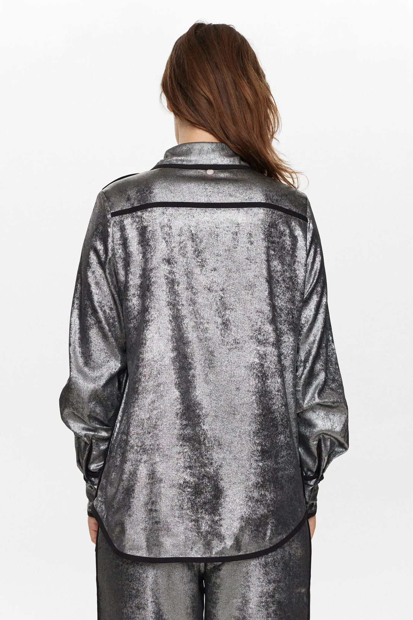 NUHILARY SHIRT - Silver - Image 2