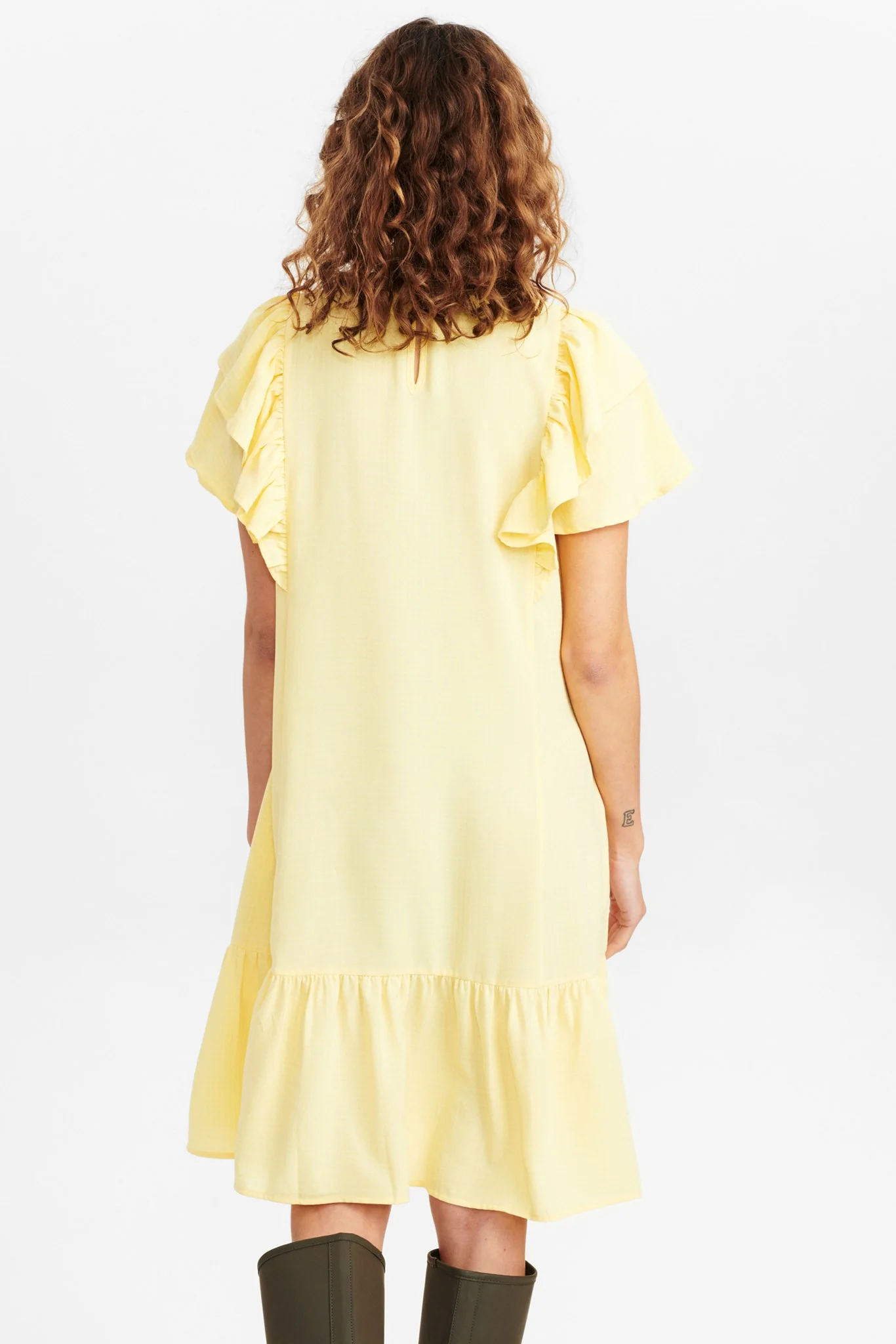 NUHILDA DRESS - Popcorn - Image 2