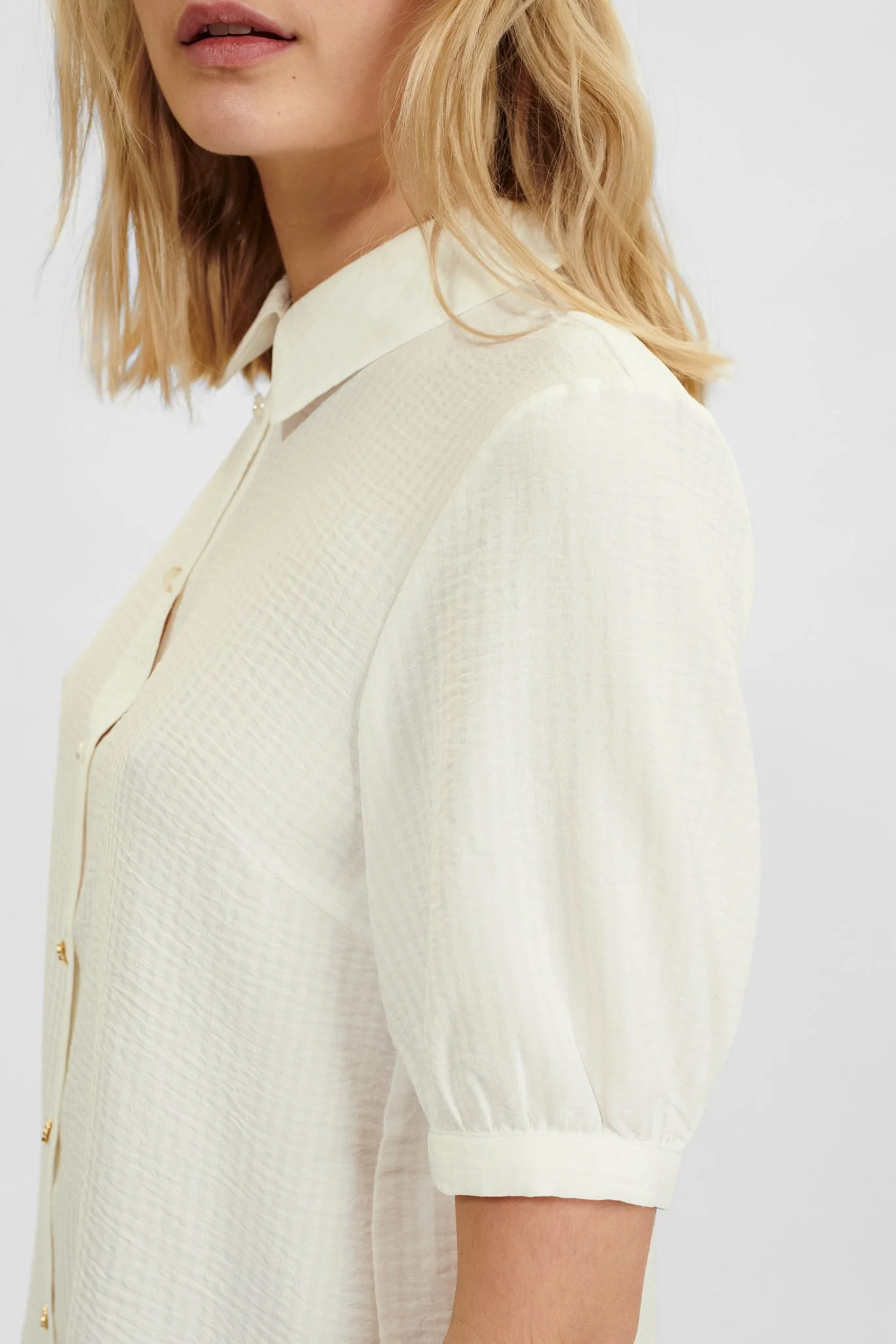 NUHILDA SS SHIRT - Pristine - Image 5