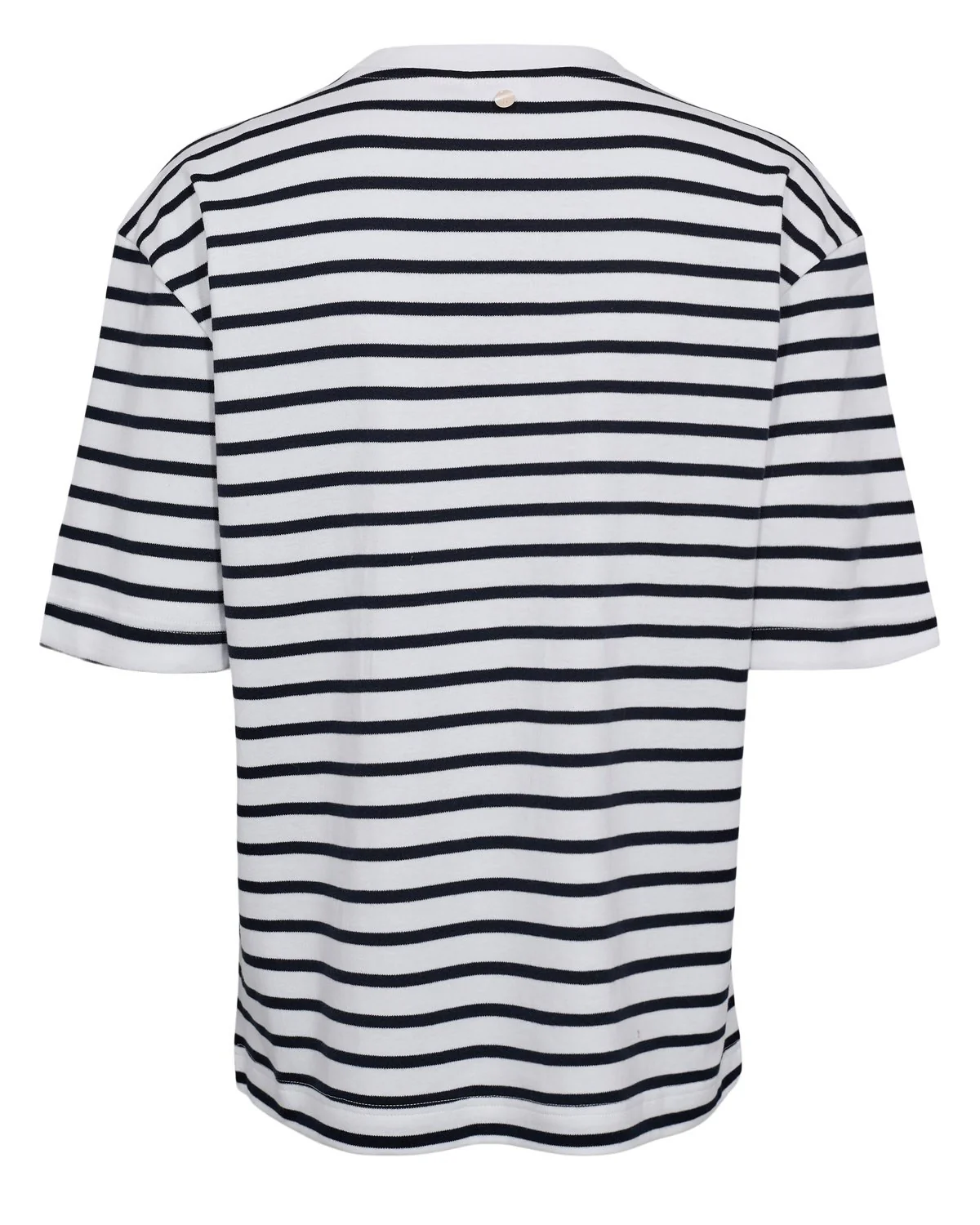 NUHIRA STRIPE T-SHIRT - GOTS - Dark Sapphire - Image 2