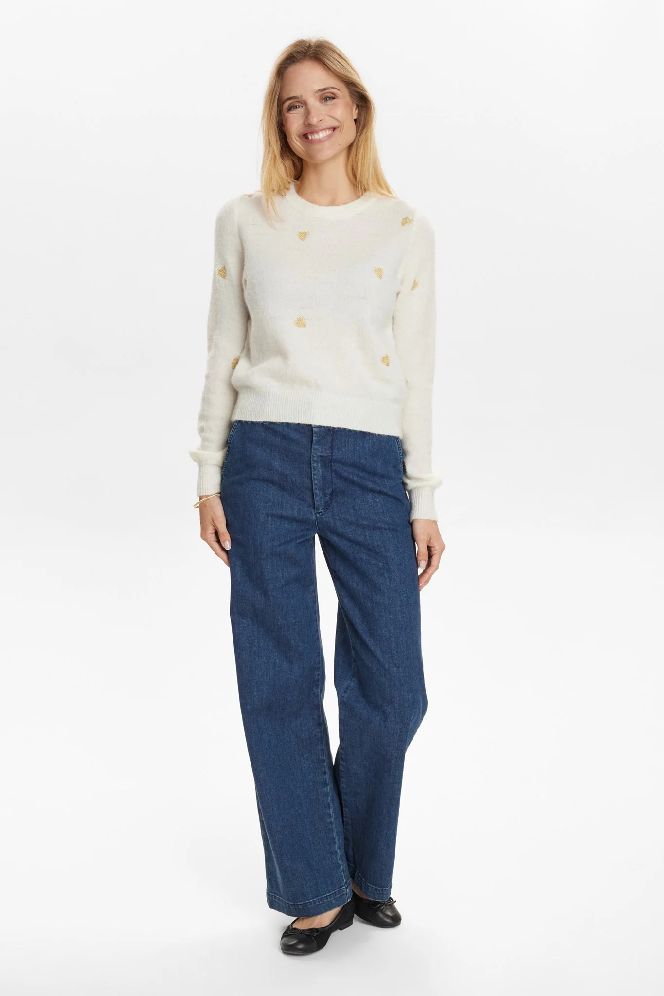 NUHOLLY PULLOVER - Cloud Dancer - Image 3