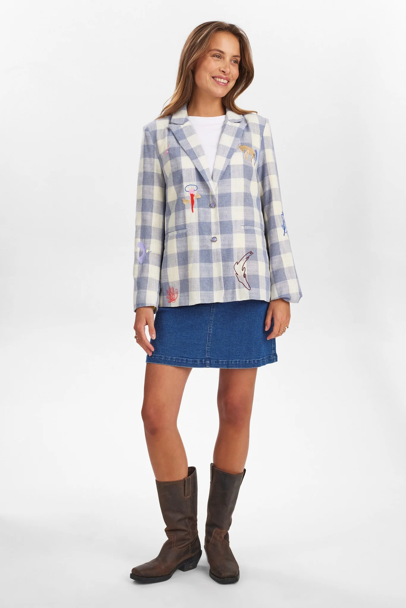 NUHONOR BLAZER - Cerulean - Image 3