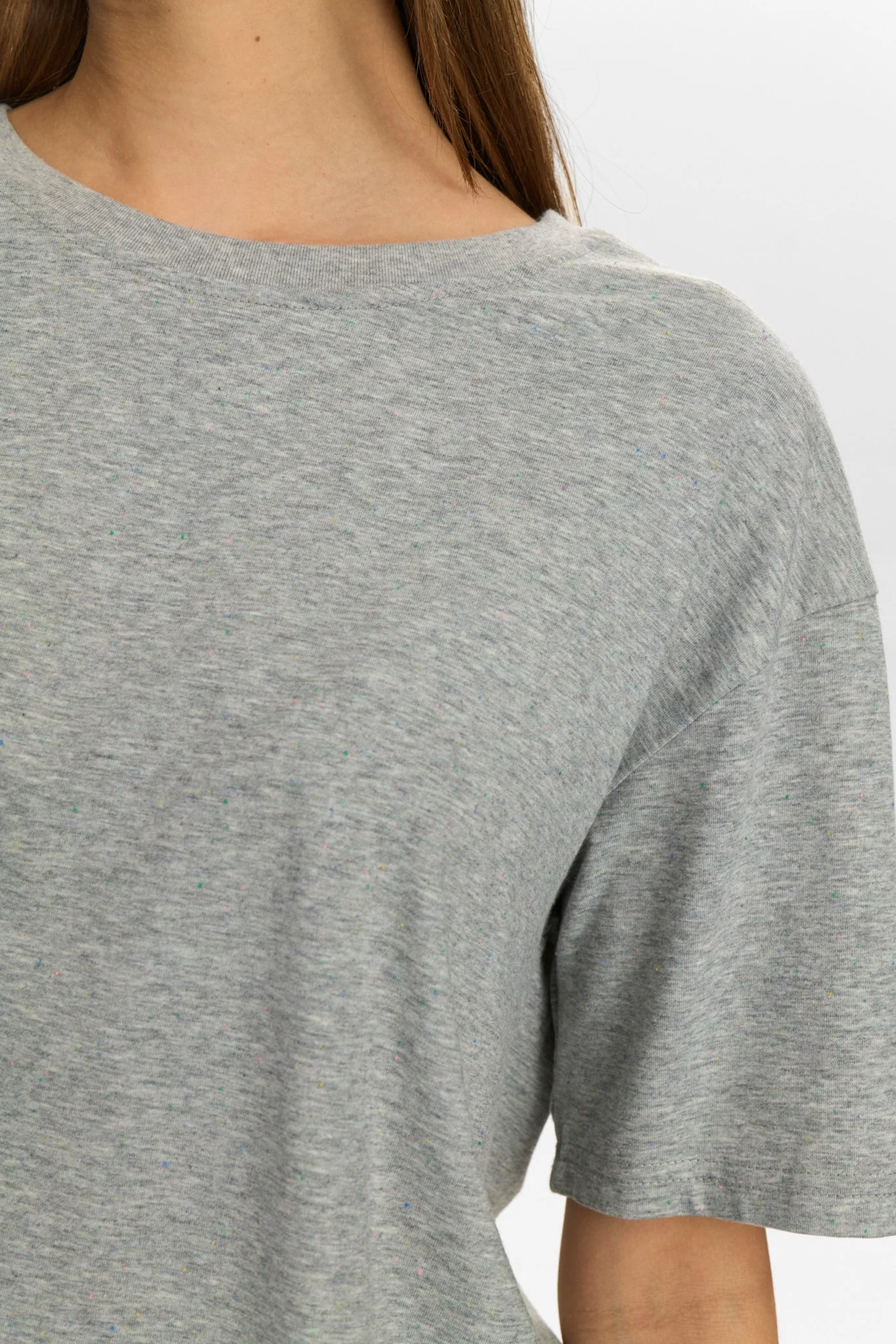 NUHUBY T-SHIRT - Medium Grey mel - Image 4