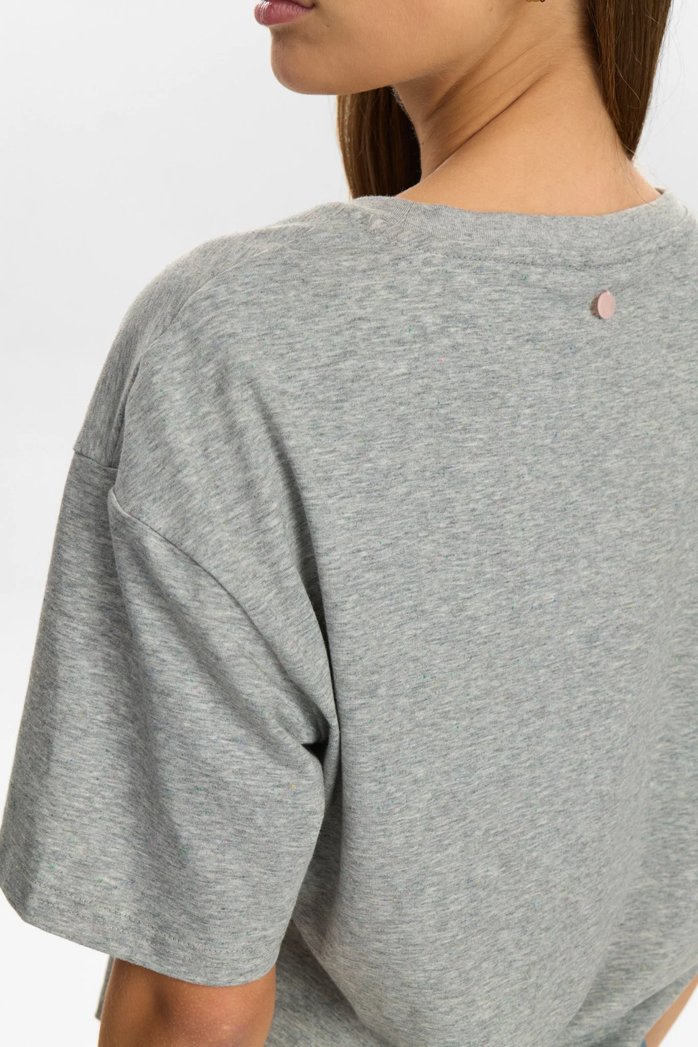 NUHUBY T-SHIRT - Medium Grey mel - Image 5