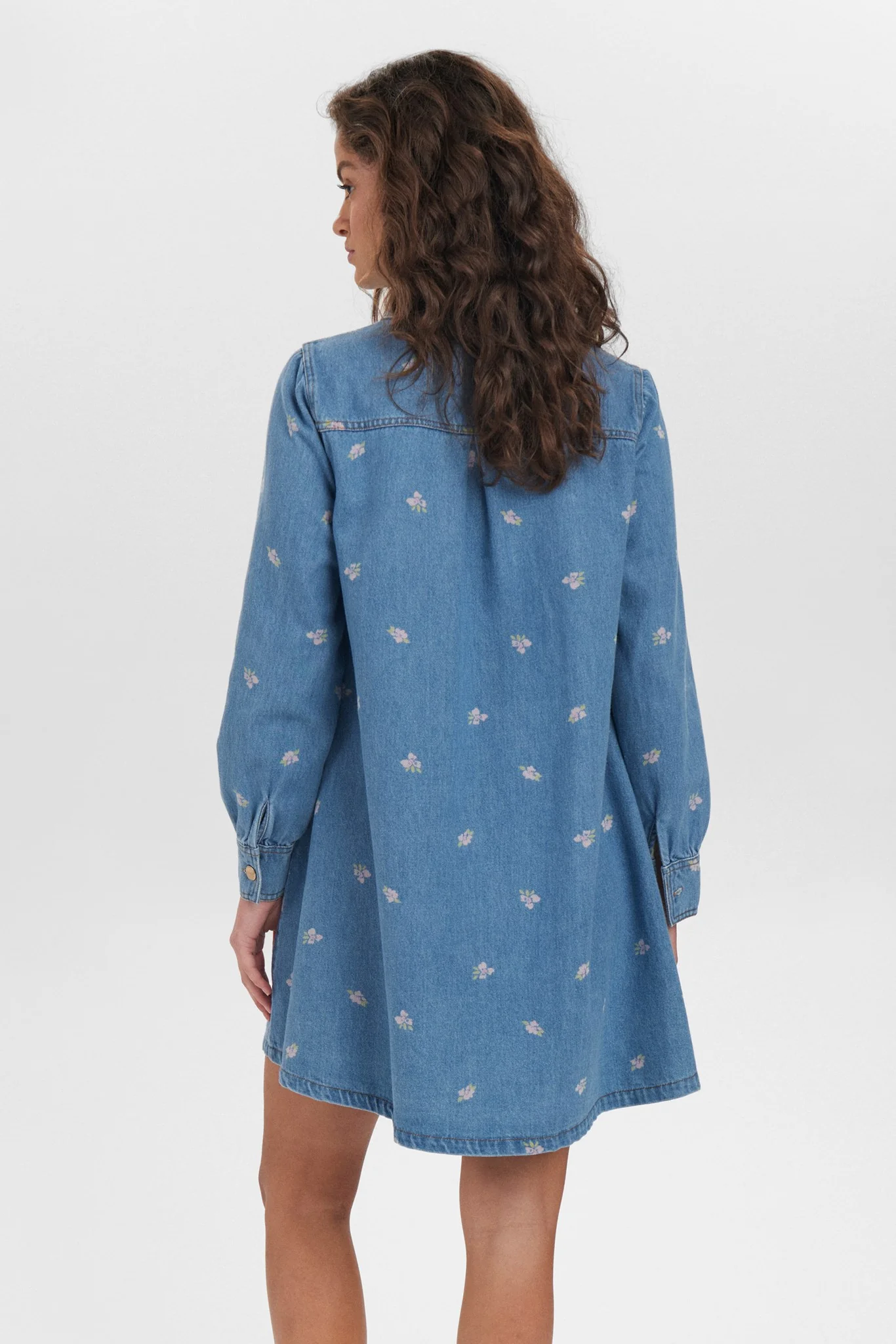 NUIBIZA DRESS - Medium Blue Denim - Image 2