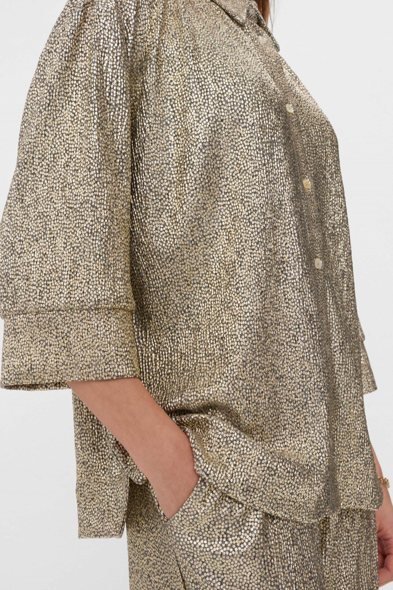 NUIDUN SHIRT - Silver - Image 5