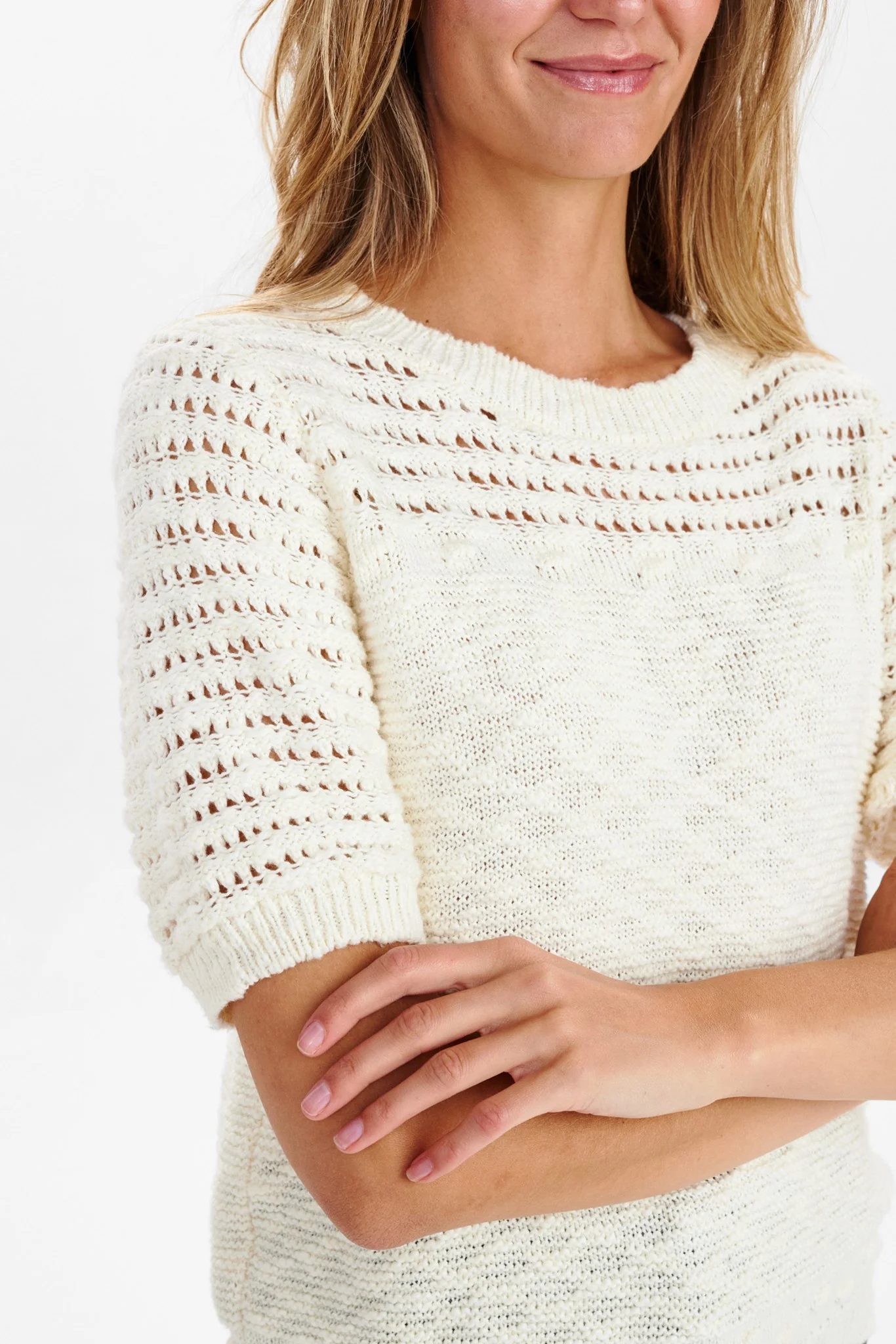 NUIRIS PULLOVER - Cloud Dancer - Image 4