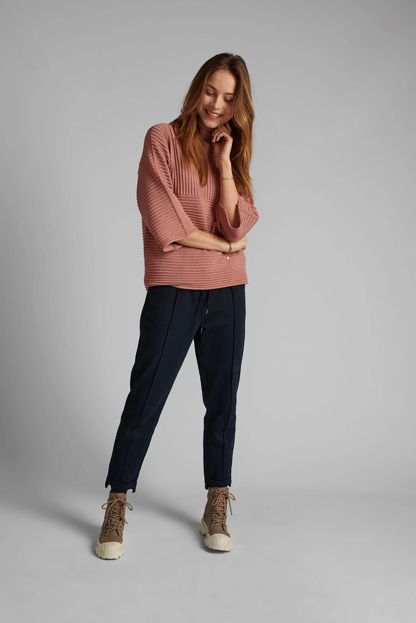 NUIRMELIN O-NECK PULLOVER -NOOS - Ash Rose - Image 3