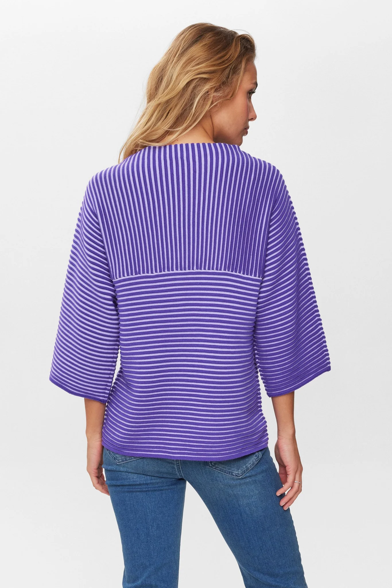 NUIRMELIN STRIPE PULLOVER - Lavender - Image 2