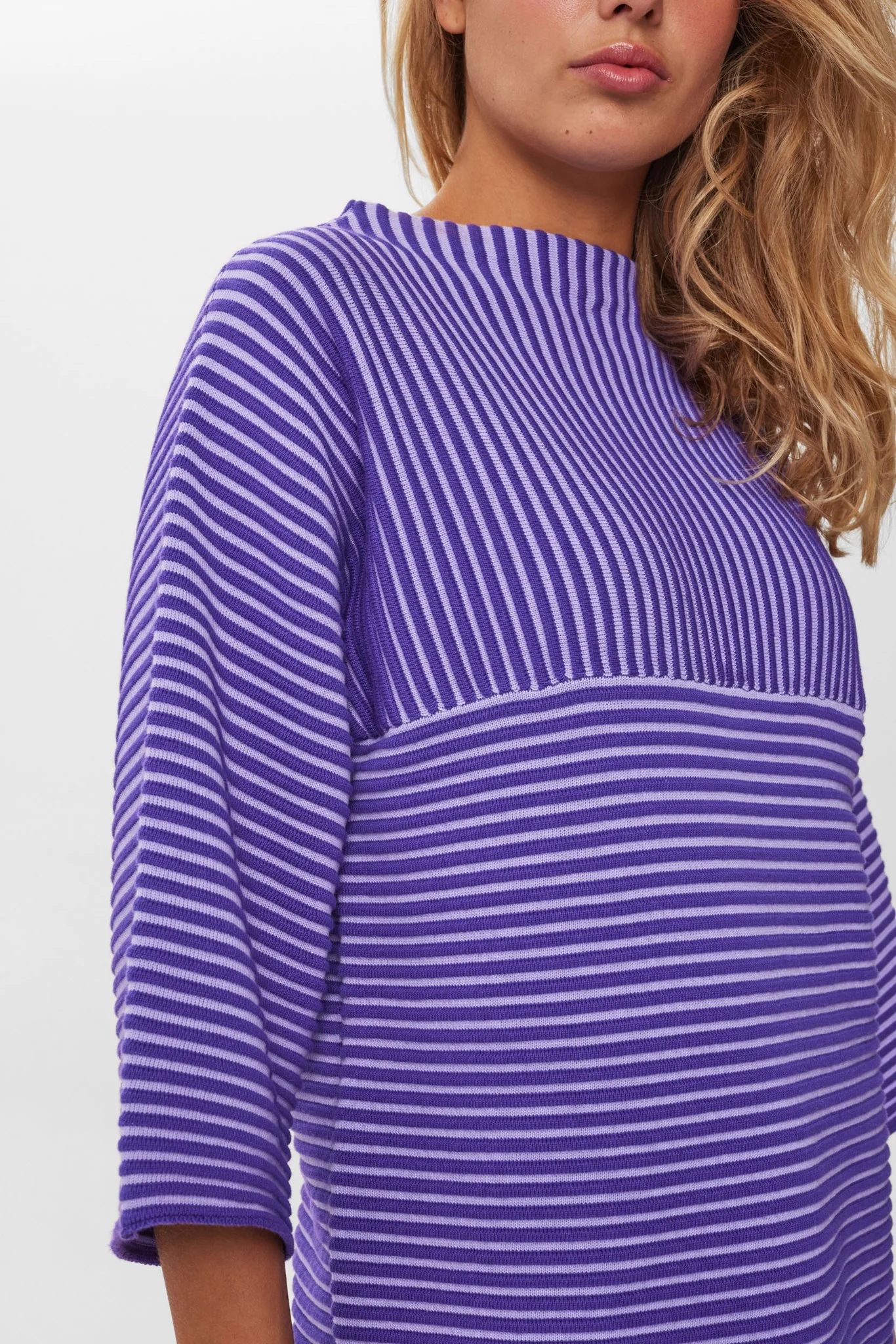 NUIRMELIN STRIPE PULLOVER - Lavender - Image 4
