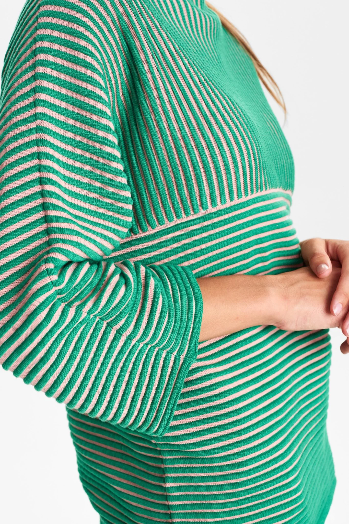 NUIRMELIN STRIPE PULLOVER - Leprechaun - Image 4