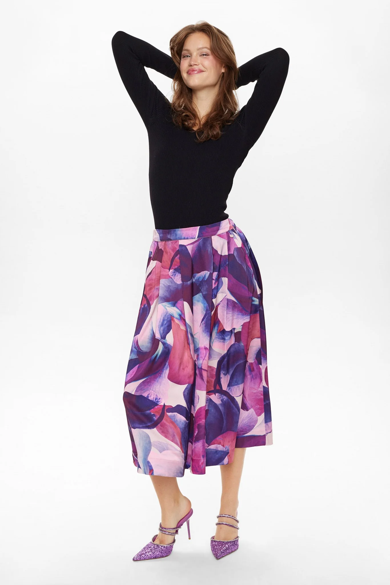 NUISOBELL SKIRT - Violet Ice - Image 3