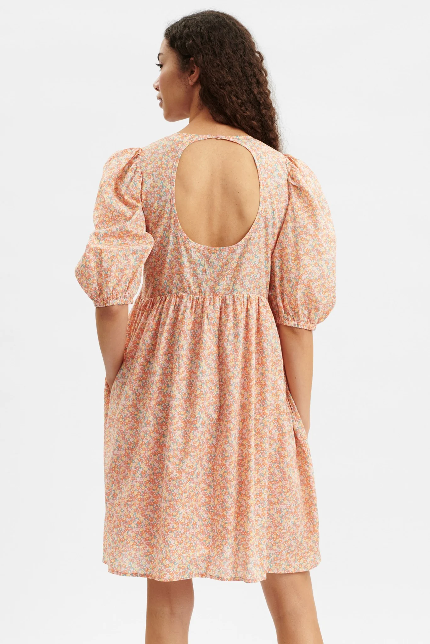 NUIVANKA SMOCK DRESS - Coral Reef - Image 2